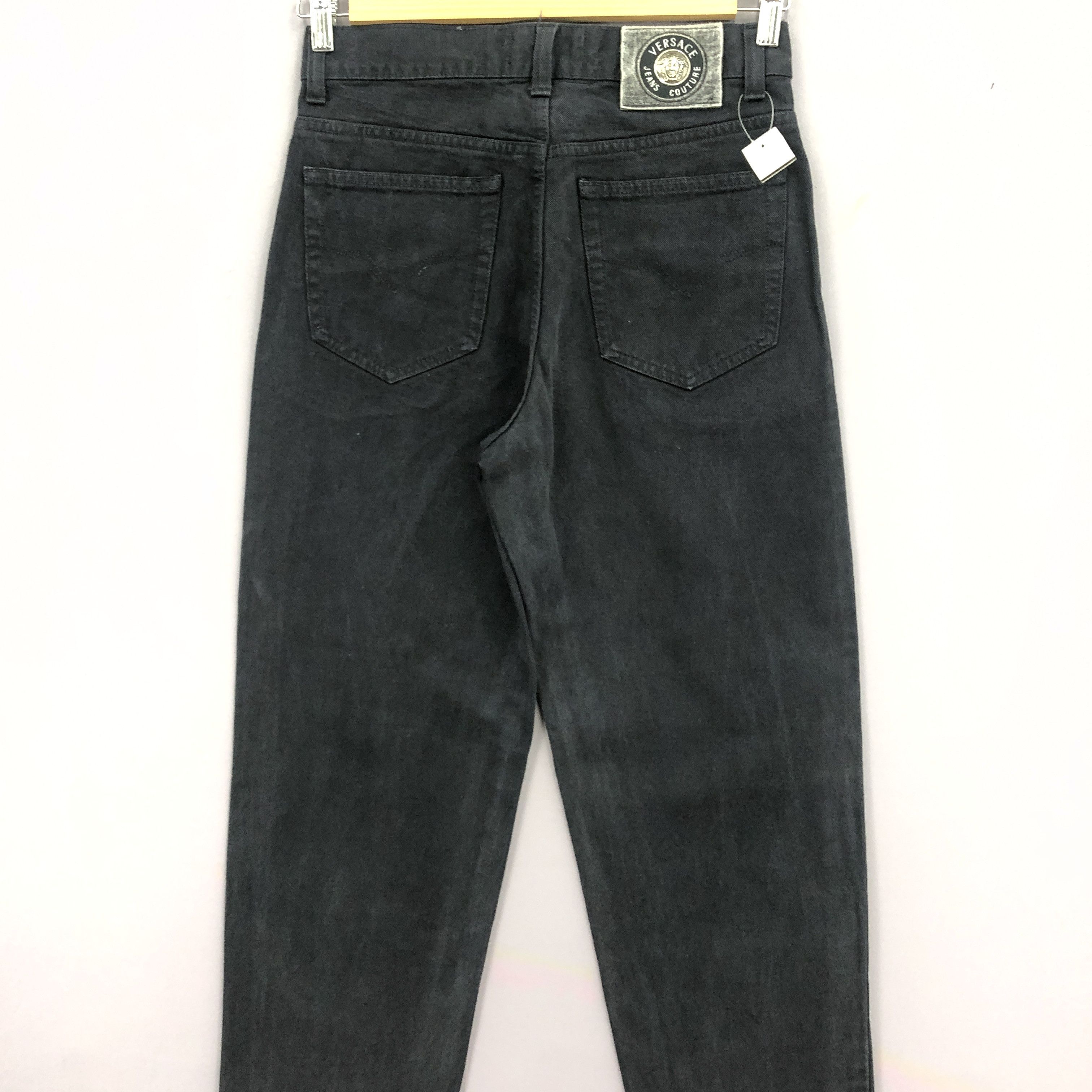 Versace Vintage 90s Versace Jeans Versace Super Black Denim BS45493 Size 28" / US 6 / IT 42 - 4 Thumbnail