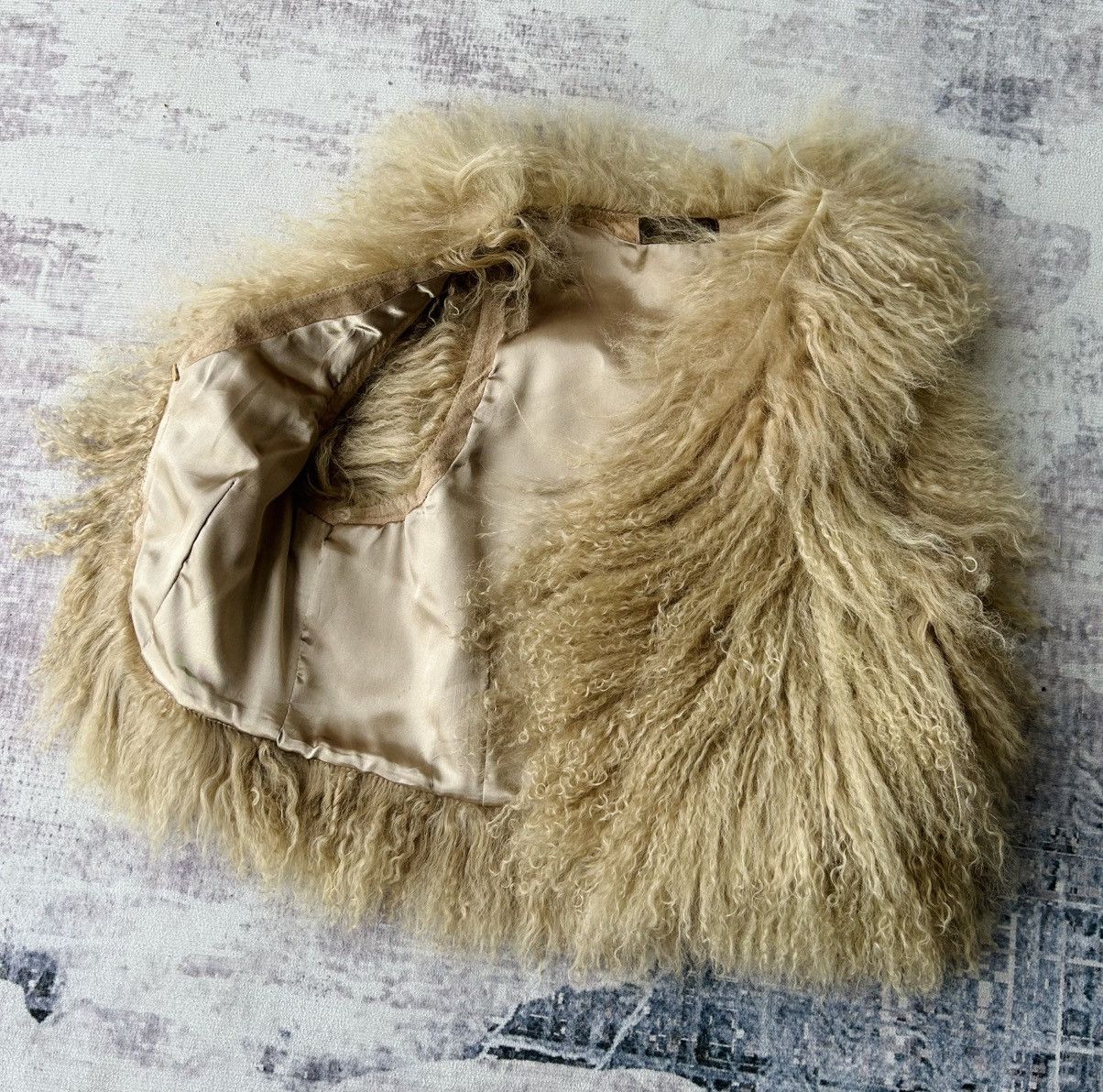 GOA GOA Sheep Fur Vest Size ONE SIZE - 13 Thumbnail