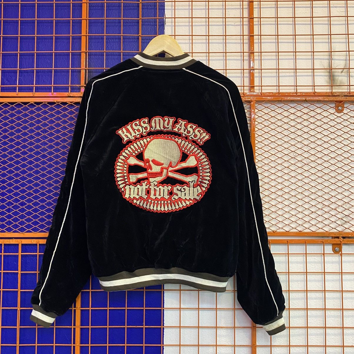 Japanese Brand Vintage Sukajan Souvenir Jacket Reversible Velvet Rare❗️ Size US M / EU 48-50 / 2 - 7 Thumbnail