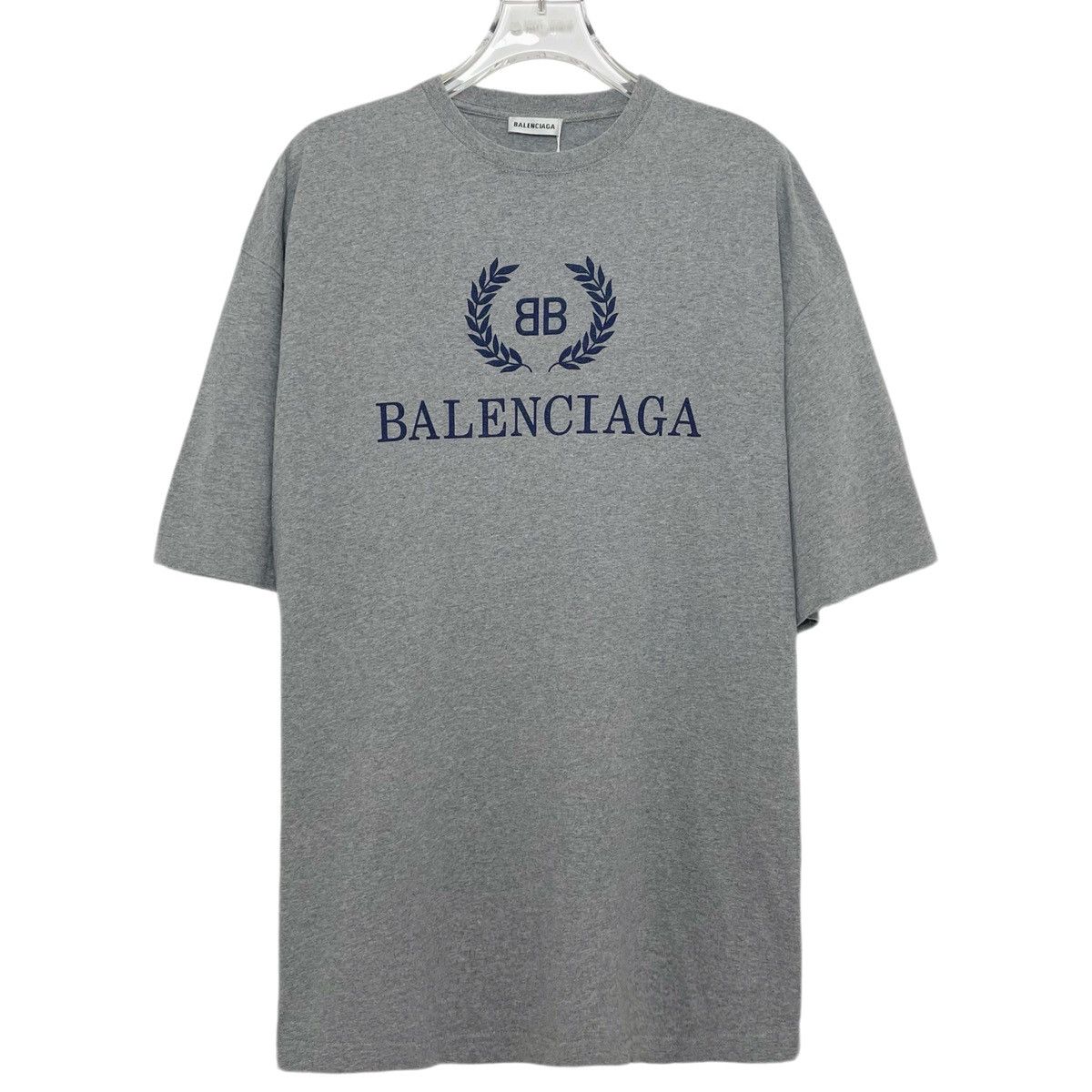 Balenciaga Balenciaga Logo Wheat Printed Short Sleeve T-Shirt K26WX Size XS / US 0-2 / IT 36-38 - 1 Thumbnail