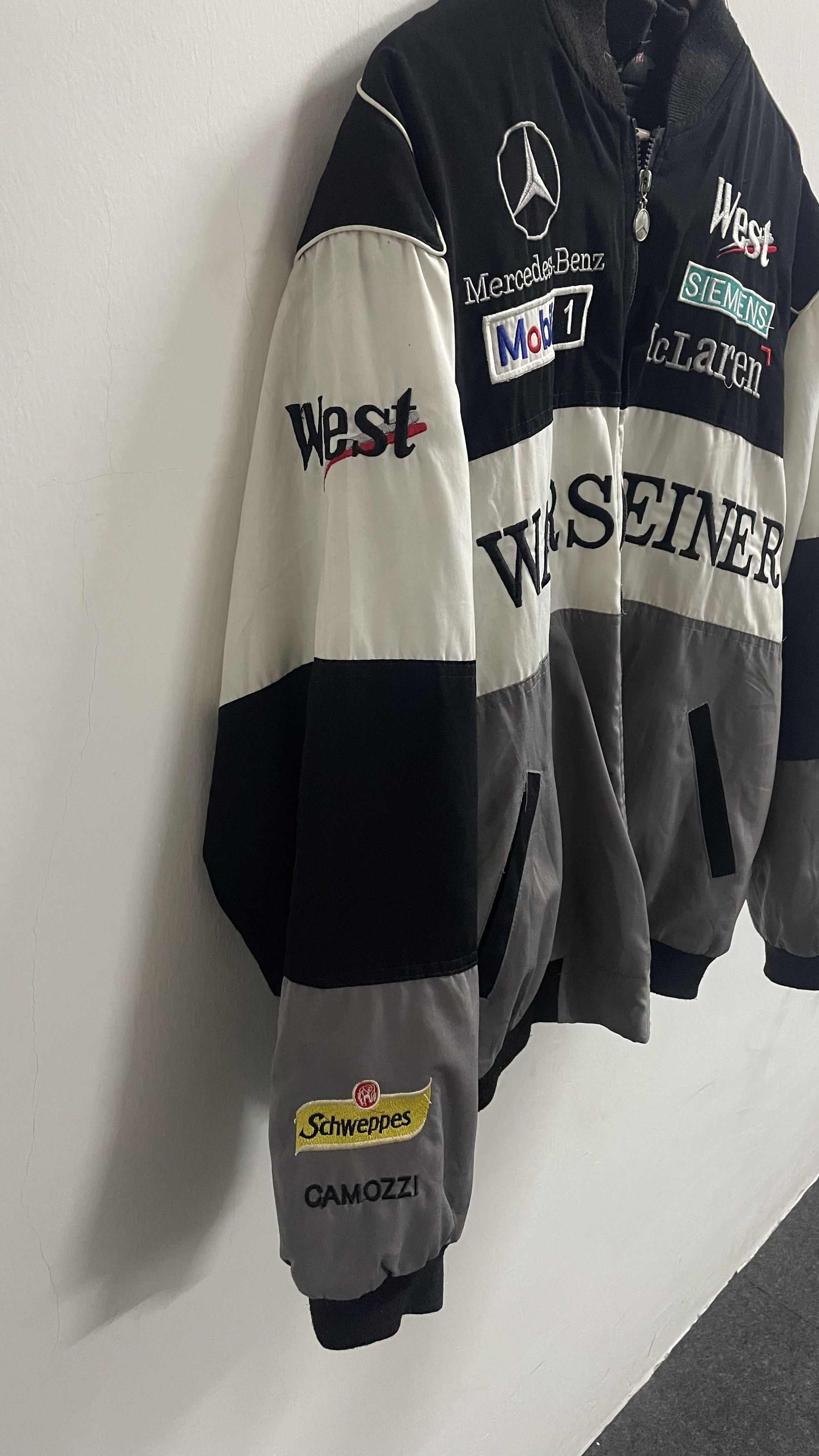 Formula 1 Vintage Mercedes Benz McLaren F1 Racing Promo Jacket 90s Size US XL / EU 56 / 4 - 8 Thumbnail