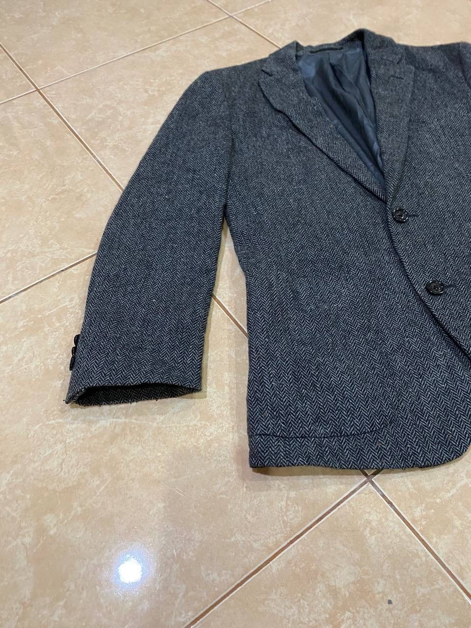 Comme Ca Ism Herringbone Wool Blazer Size US M / EU 48-50 / 2 - 3 Thumbnail