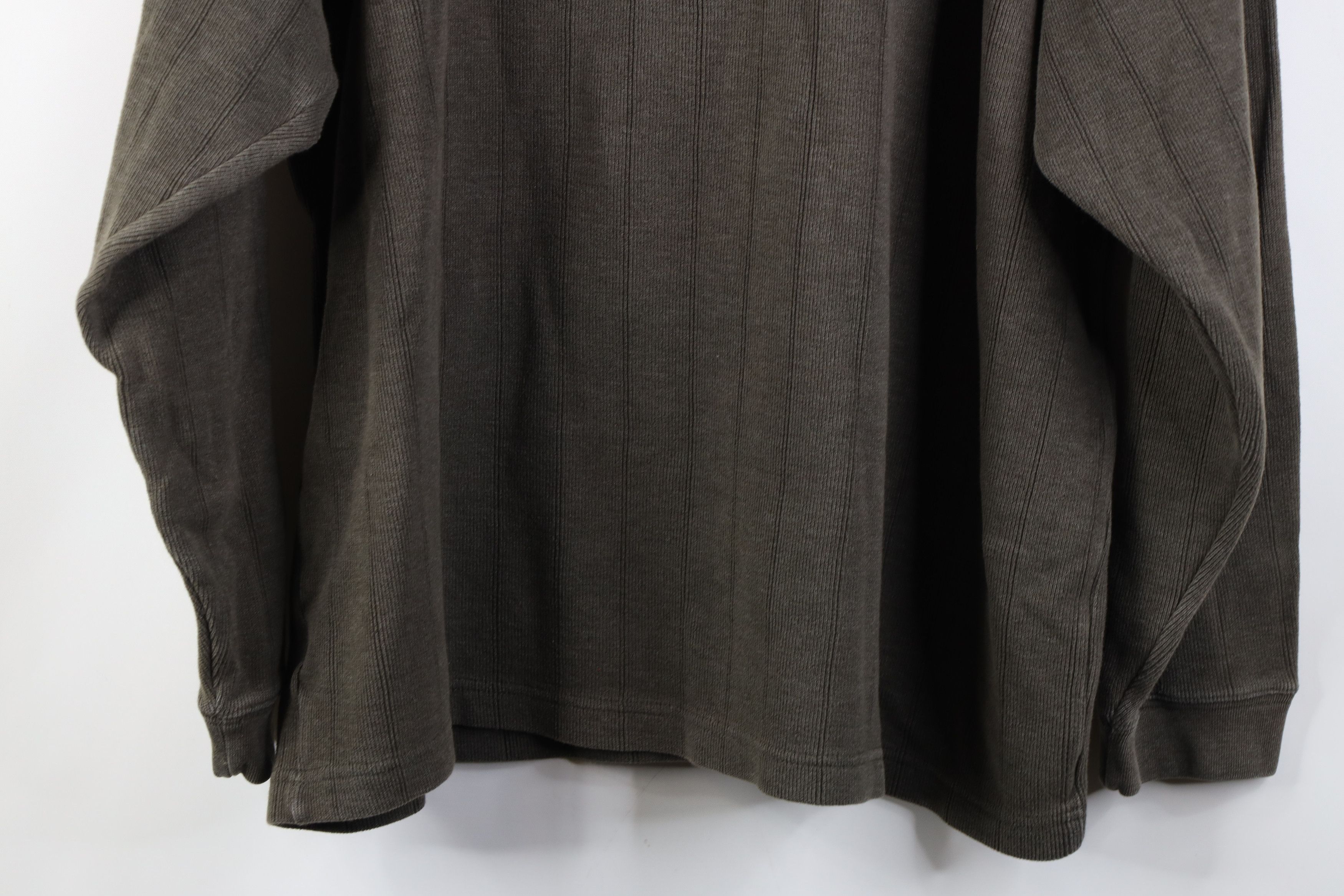 Columbia Vintage 90s Columbia Ribbed Knit Long Sleeve T-Shirt Brown Size US XXL / EU 58 / 5 - 13 Thumbnail
