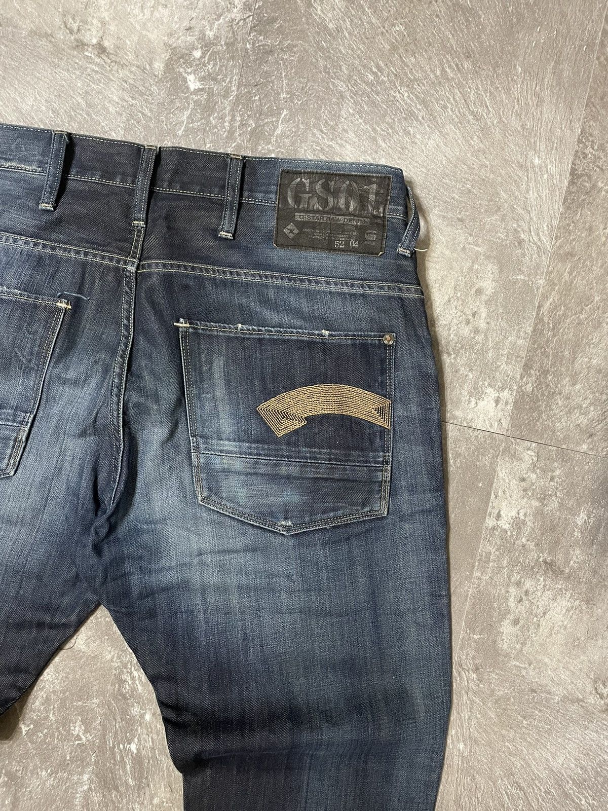 G-Star Vintage Y2K G Star Raw Big Logo Denim Pants Streetwear Y2k Size US 36 / EU 52 - 2 Thumbnail