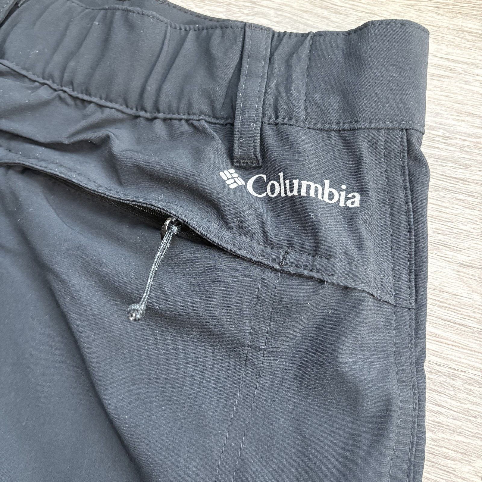 Columbia Columbia Mens Hiking Pants 32x42 Black Stretch Zip Pockets Size 32" / US 10 / IT 46 - 10 Thumbnail