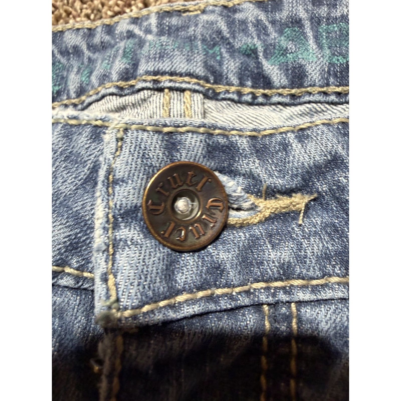 Vintage Cruel Girl Abby Jeans Size 11 34 in Regular 5-Pocket Design Blue Denim Bootcut Women's Jeans Size 24" / US 00 / IT 34 - 5 Thumbnail