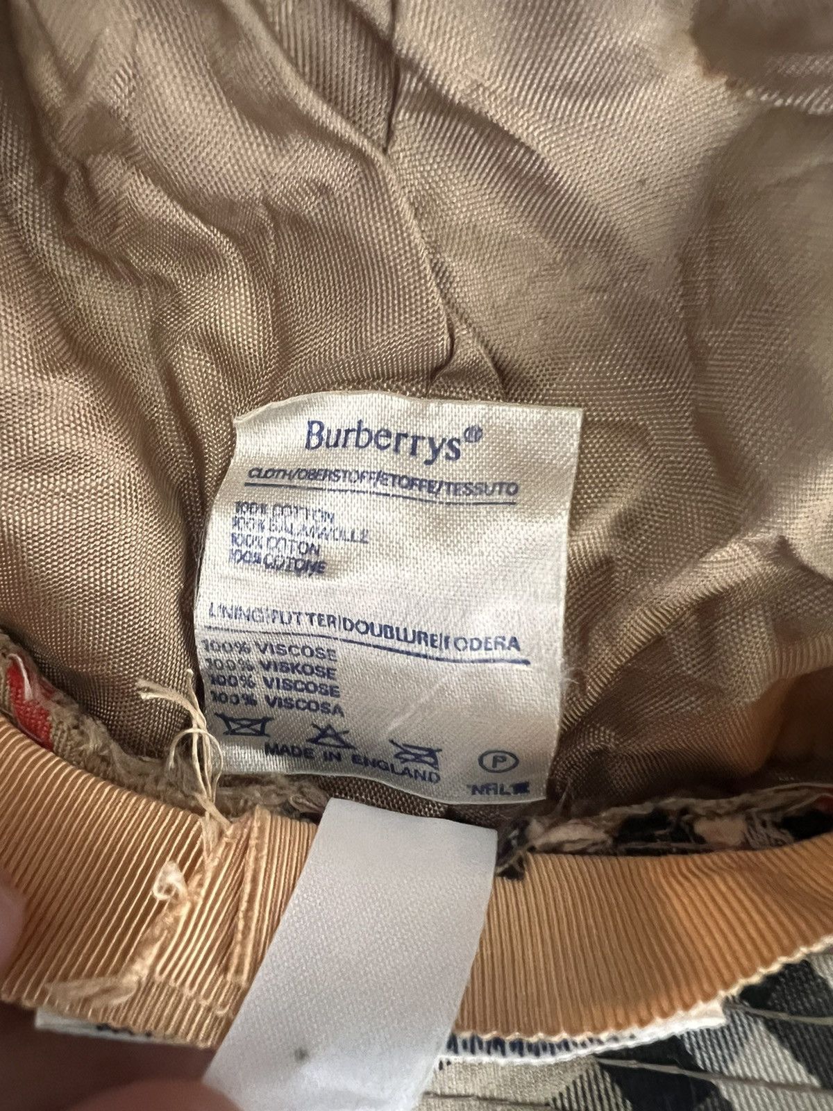 Burberry vintage Burberry hat nova check Size ONE SIZE - 5 Thumbnail