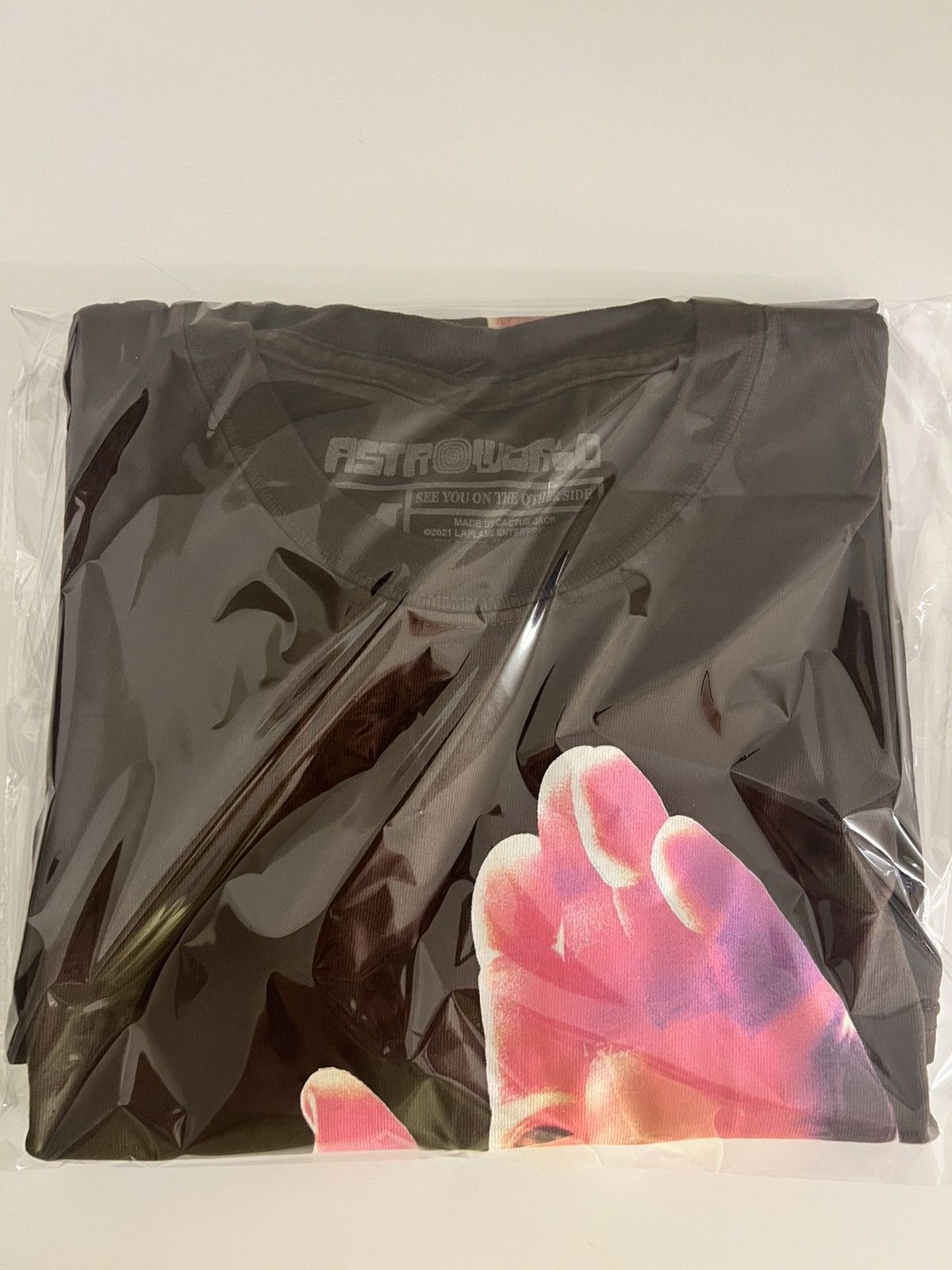 Travis Scott Travis Scott Astroworld Hand T-Shirt (M) Size US M / EU 48-50 / 2 - 3 Thumbnail