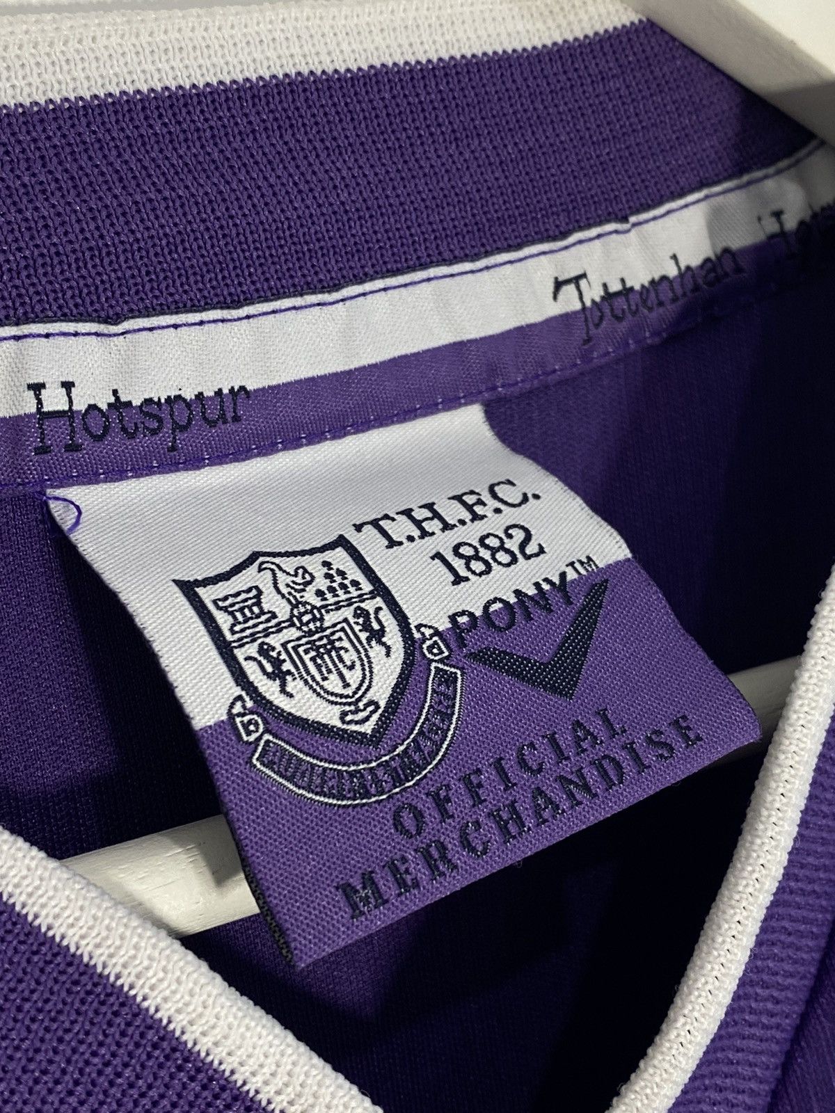 Vintage Vintage Pony Tottenham Hotspur 1998 1999 Away Football Shirt Size US XXL / EU 58 / 5 - 11 Thumbnail