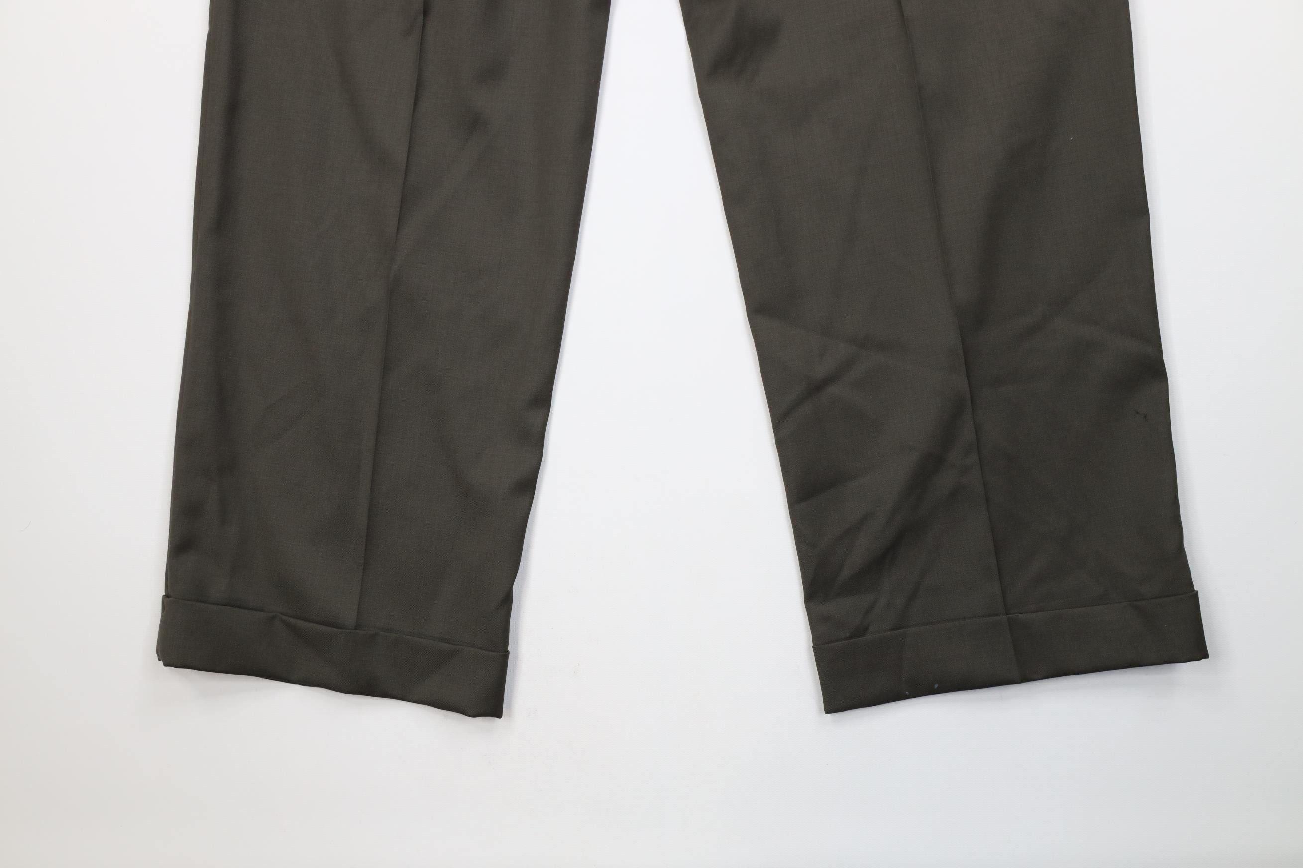 Polo Ralph Lauren Vintage Ralph Lauren Knit Wide Leg Chino Pants Trousers Size US 32 / EU 48 - 13 Thumbnail