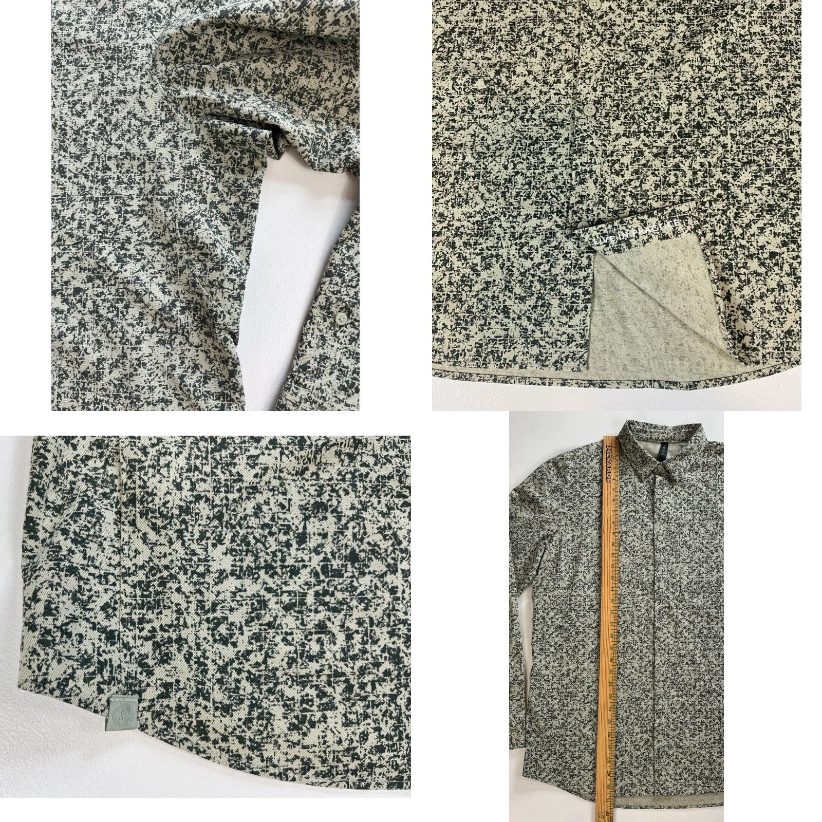 Lululemon VINTAGE Lululemon Men's Commission Shirt Green Fern XL Button-Up Long Sleeve Modern/Classic, Outdoor, Preppy Mens Button-Up Shirt XL Green Fern Size US XL / EU 56 / 4 - 8 Thumbnail