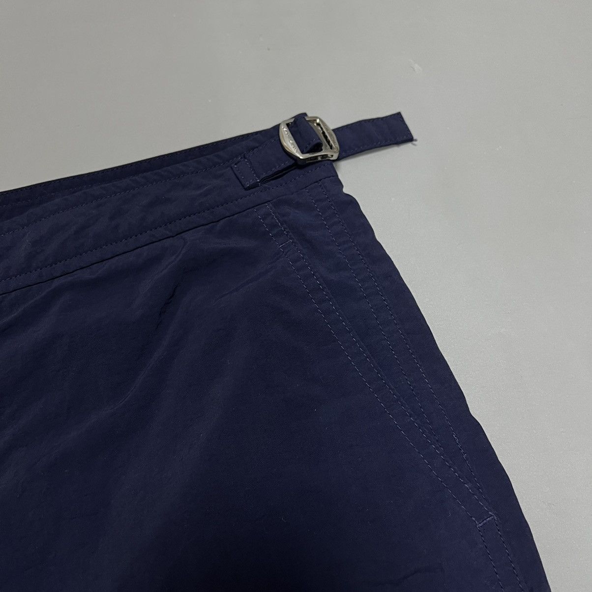 Polo Ralph Lauren × Ralph Lauren × Vintage Polo Ralph Lauren Vintage Nylon Shorts Navy Size US 34 / EU 50 - 7 Thumbnail