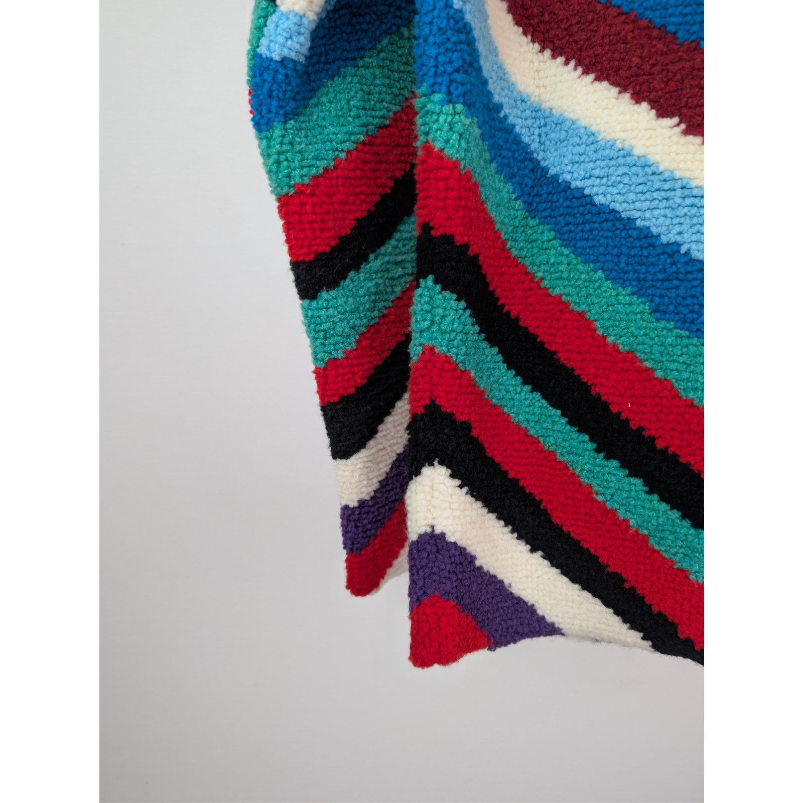 Bottega Veneta o1rshd1 Striped Loopy Knit Wool-Blend Sweater in Multicolor Size US M / EU 48-50 / 2 - 15 Thumbnail