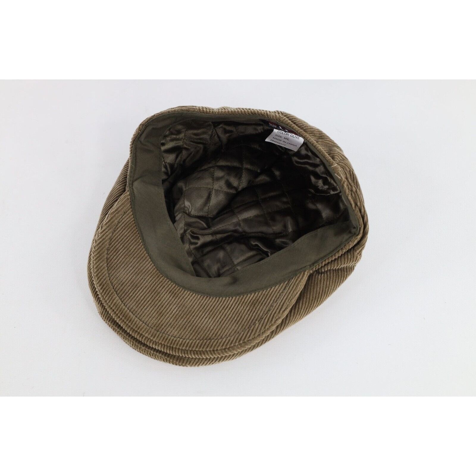 Vintage Vintage 90s Streetwear Quilted Corduroy Newsboy Cabbie Hat Size ONE SIZE - 6 Thumbnail