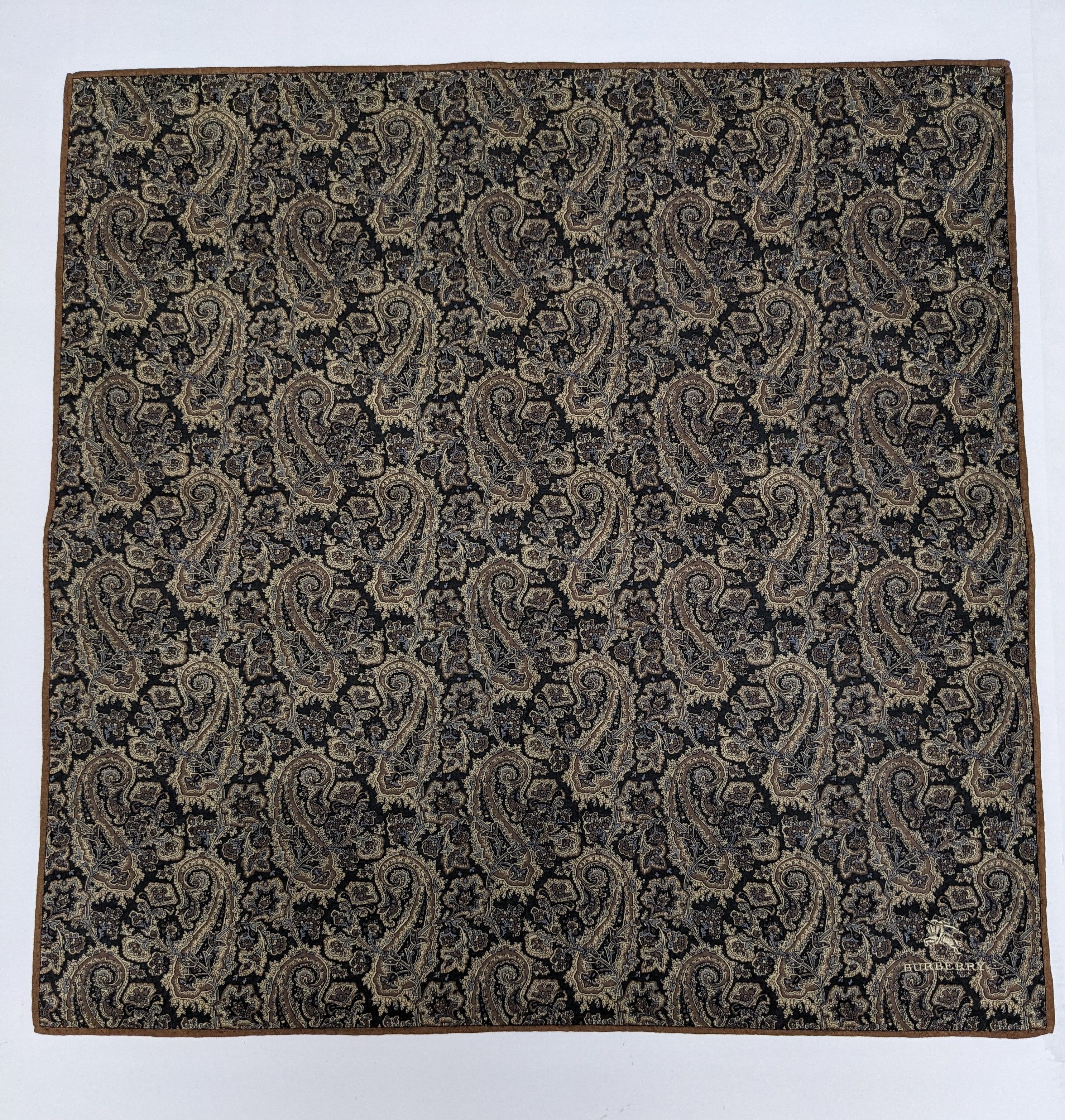 Burberry Prorsum Vintage BURBERRY Silk Paisley Handkerchief Size ONE SIZE - 3 Thumbnail