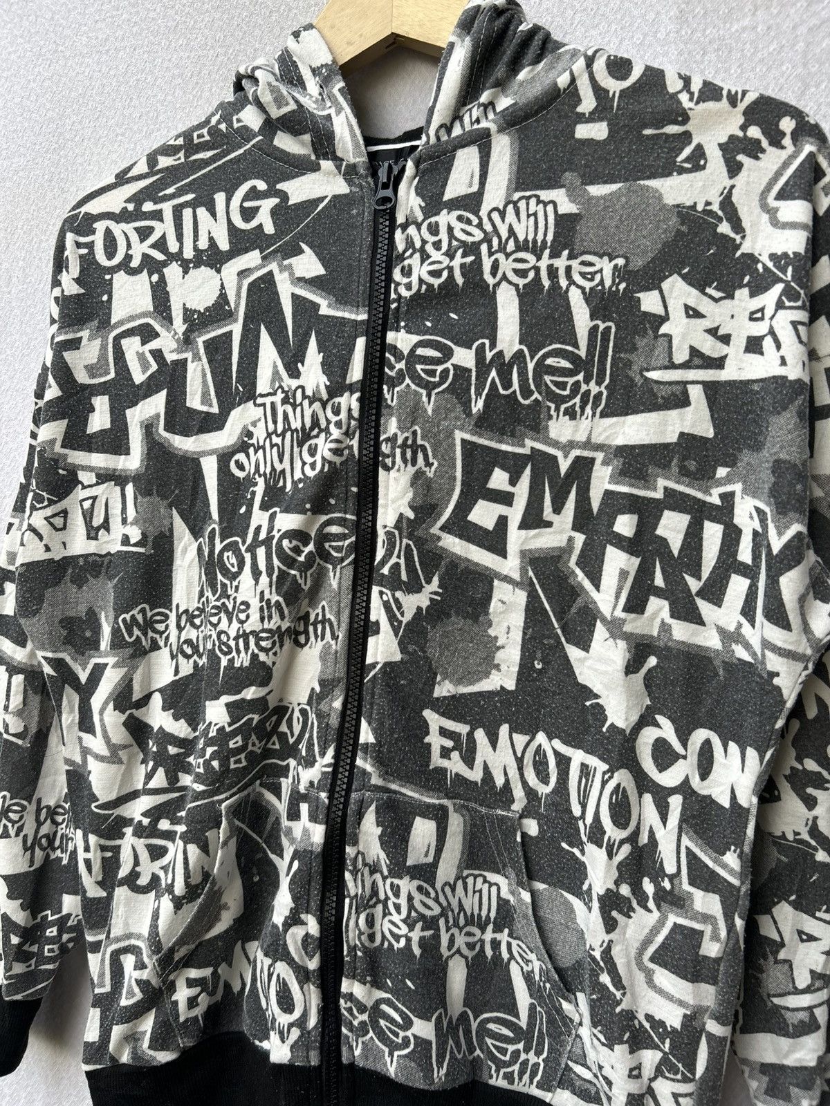 14th Addiction × 20471120 × Japanese Brand Japanese Space Opera Zip Hoodie Printed Ifsixwasnine Style Size US M / EU 48-50 / 2 - 4 Thumbnail