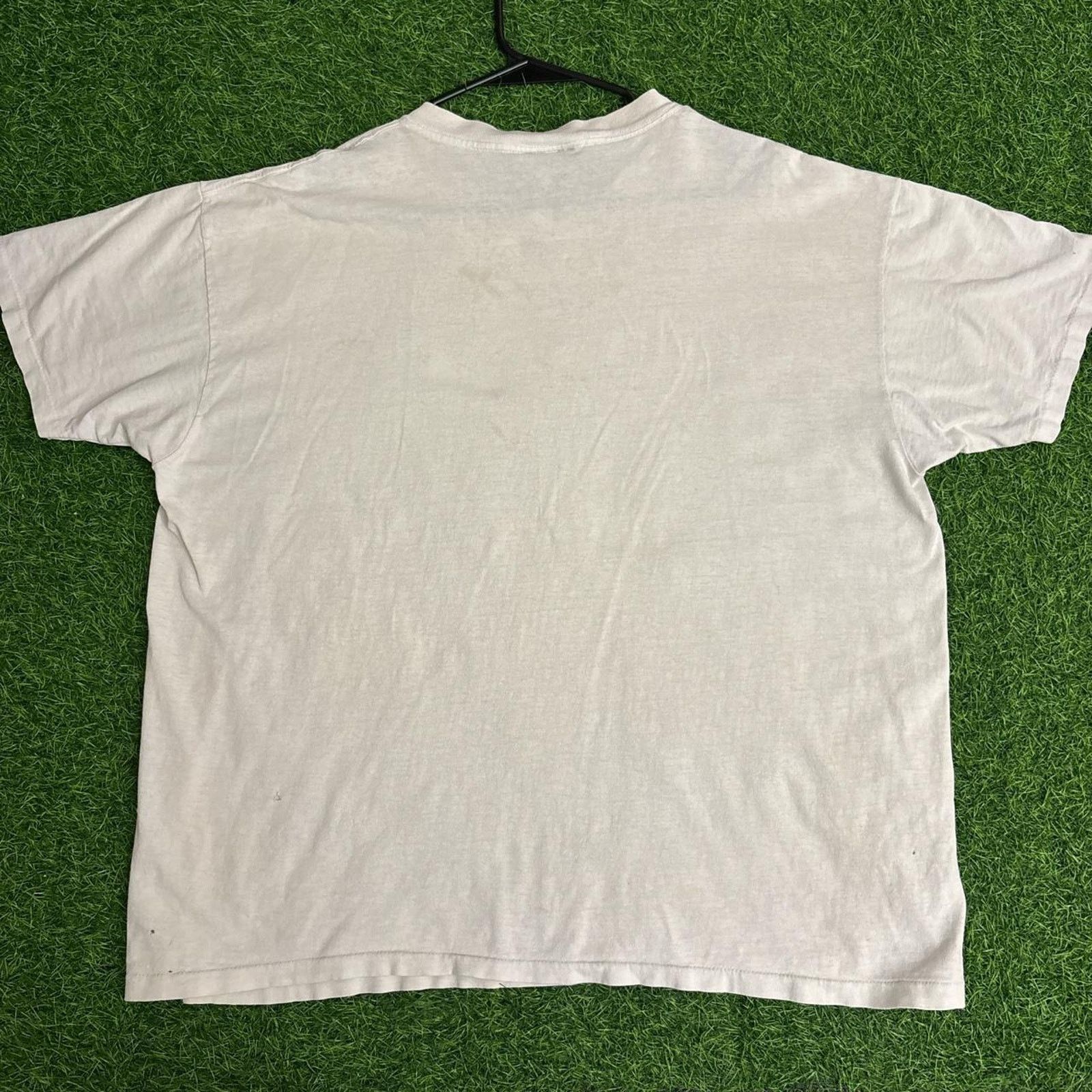 Mickey Mouse Vintage Cream Jacques Moret Mickey Mouse Sketch Graphic Tee Size US XL / EU 56 / 4 - 2 Thumbnail