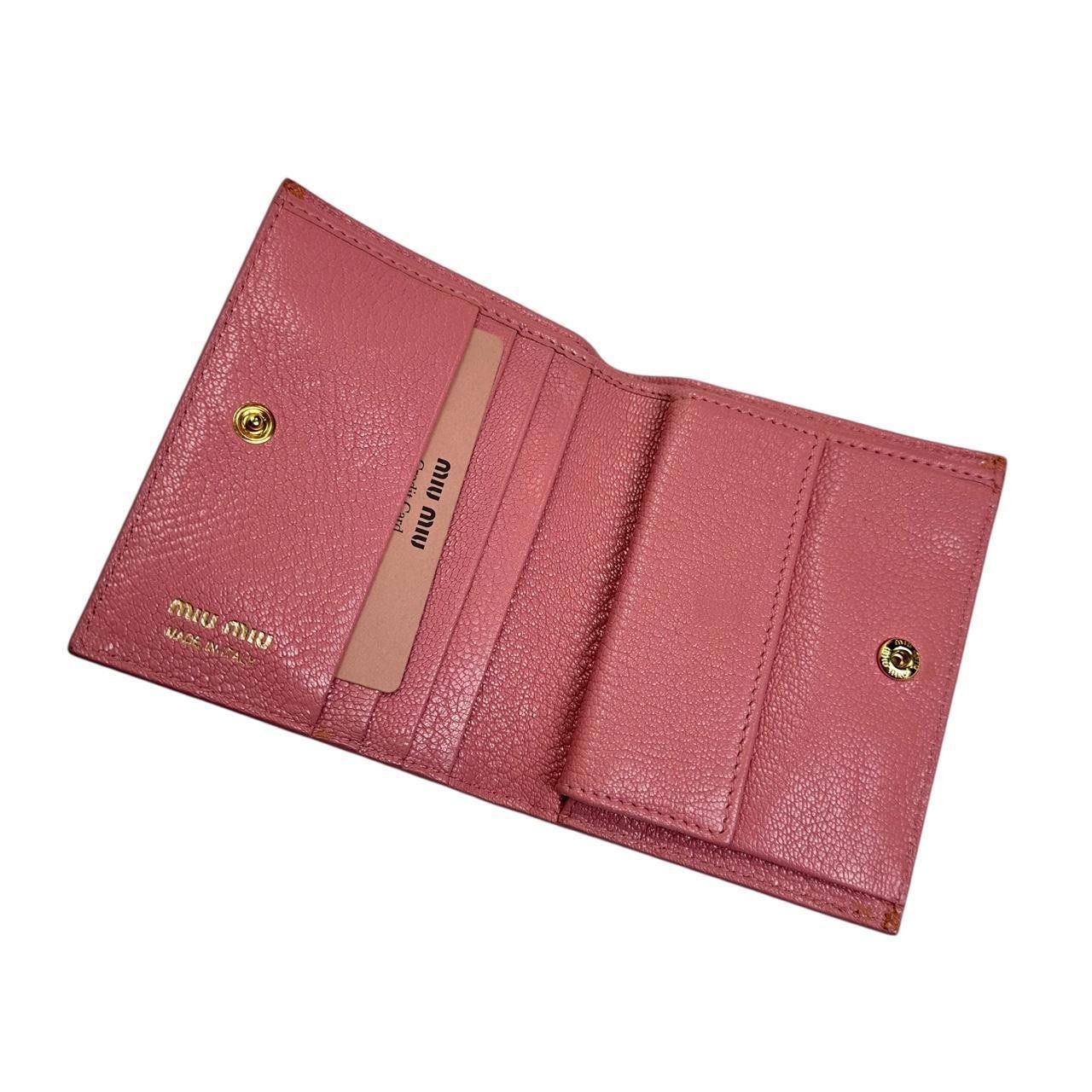 Miu Miu Miu Miu Women's Pink Wallet Size ONE SIZE - 3 Thumbnail