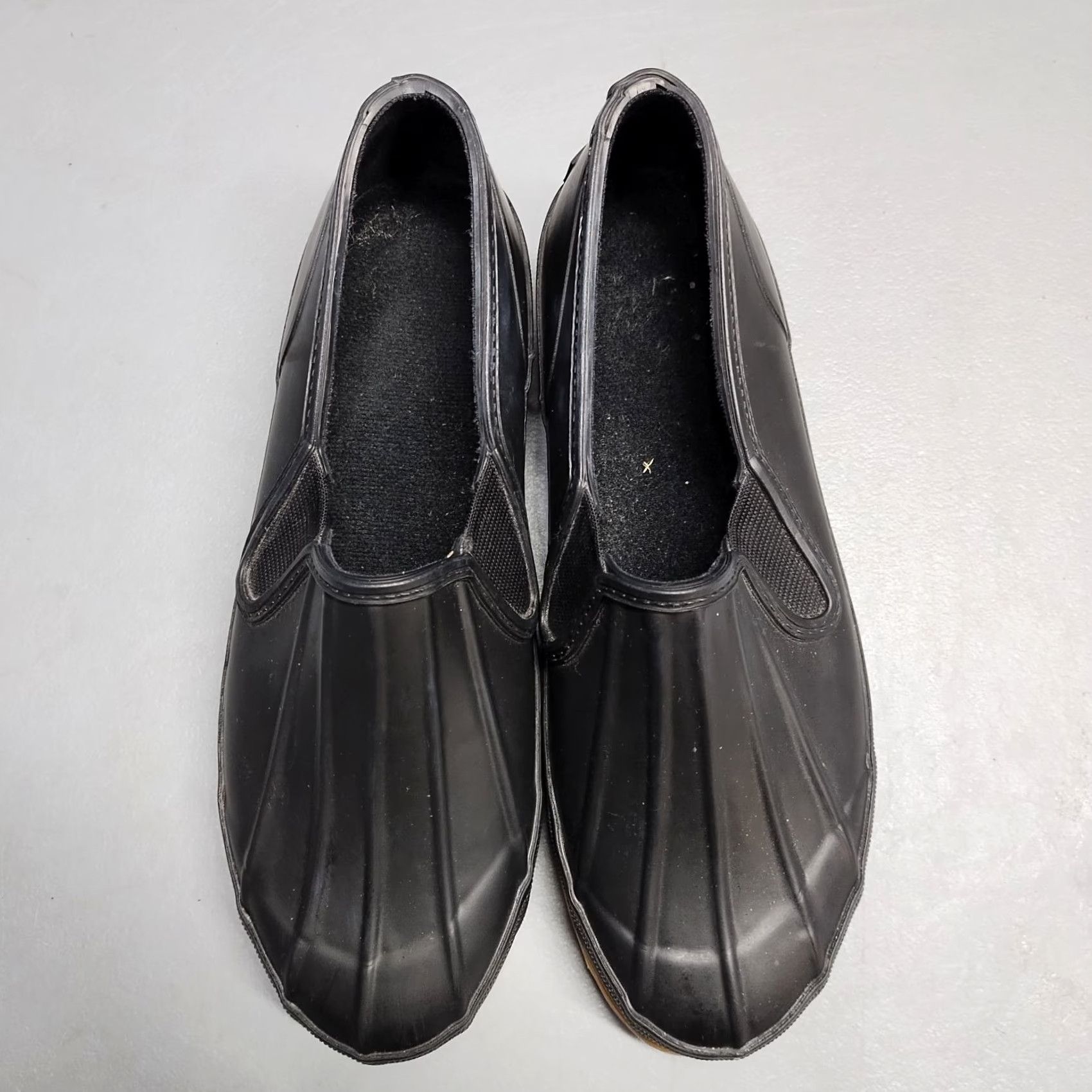 Vintage Woodstock Boots Womens Size 7M Black Rubber Sole Slip On Comfort Steel Shank Bootie Size US 7 / IT 37 - 6 Thumbnail