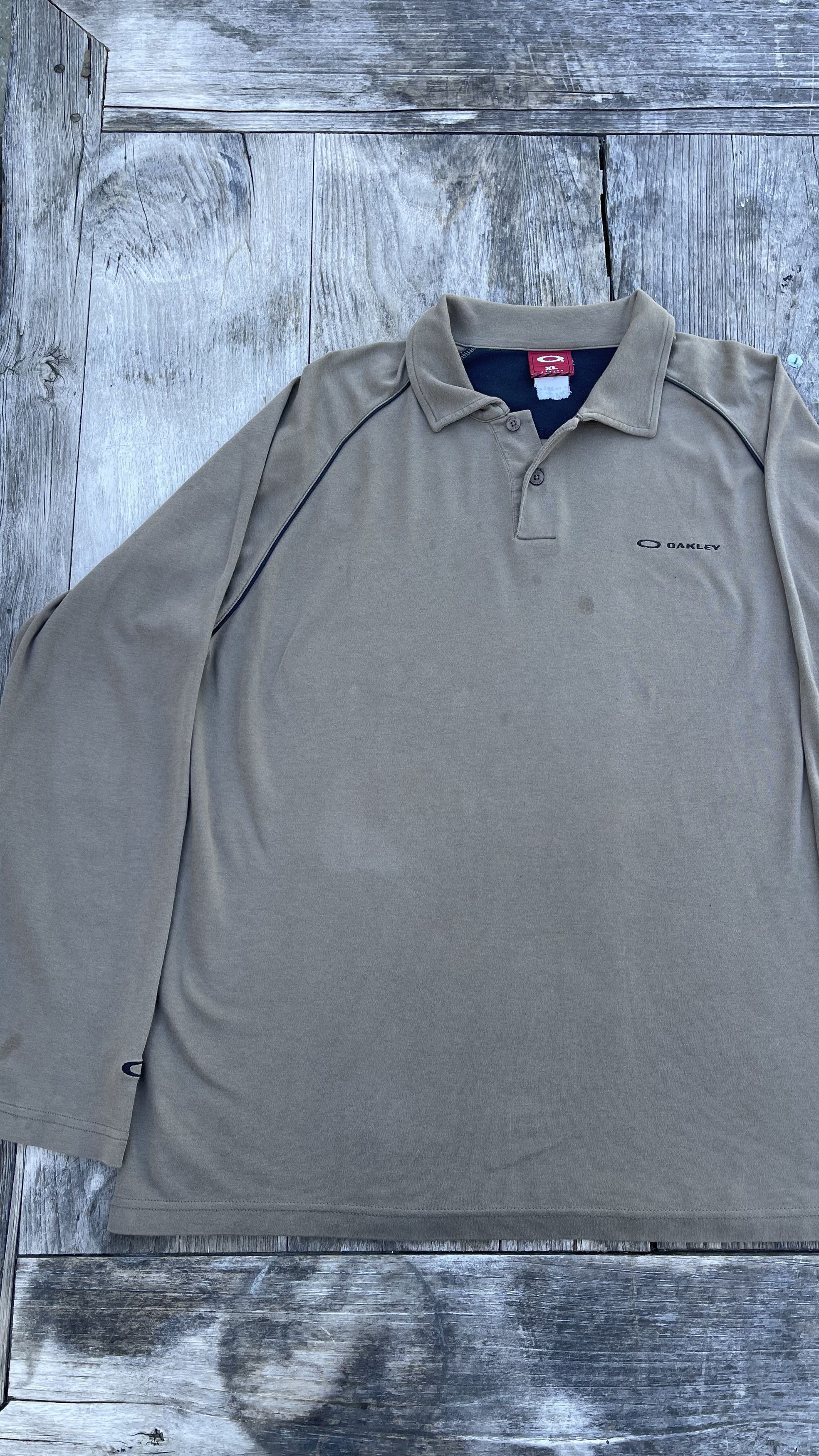 Oakley Vintage Oakley Longsleeve Polo Shirt Size US XL / EU 56 / 4 - 6 Thumbnail