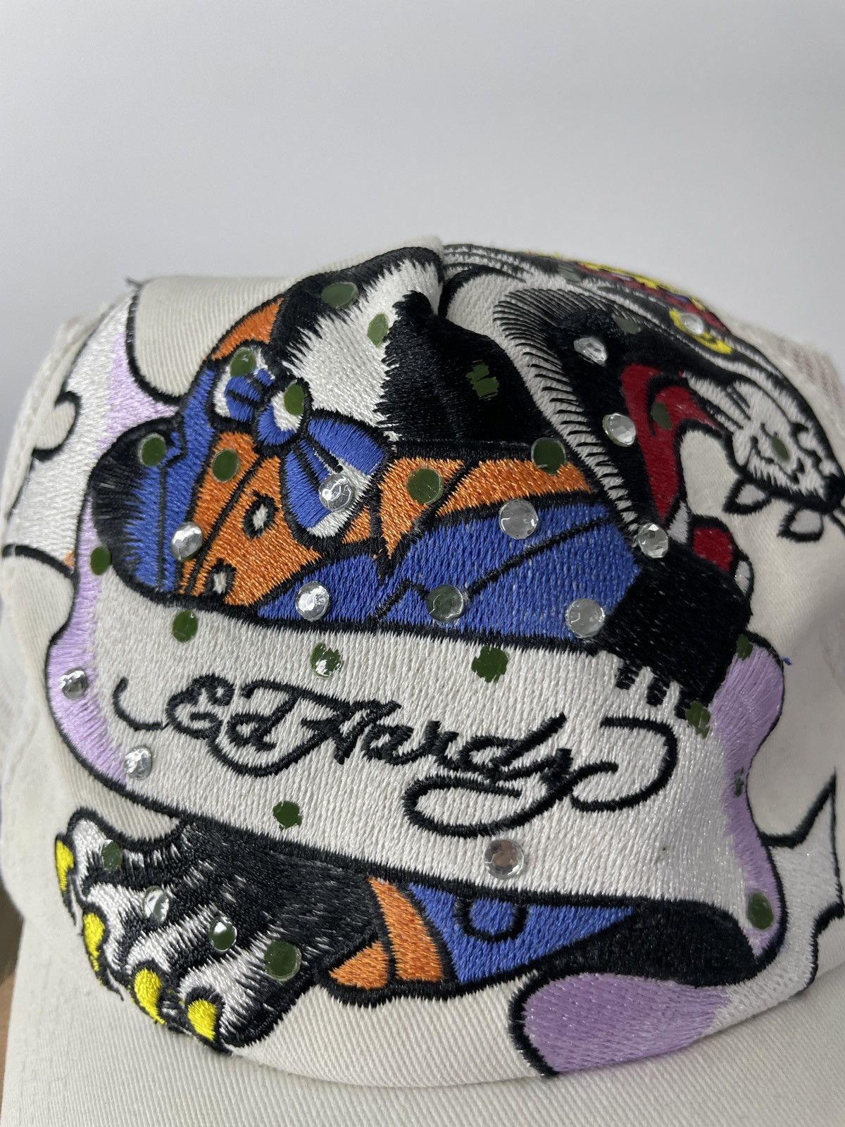Ed Hardy × Vintage Vibes Ed Hardy y2k Embroidered Tiger Cap Size ONE SIZE - 16 Thumbnail