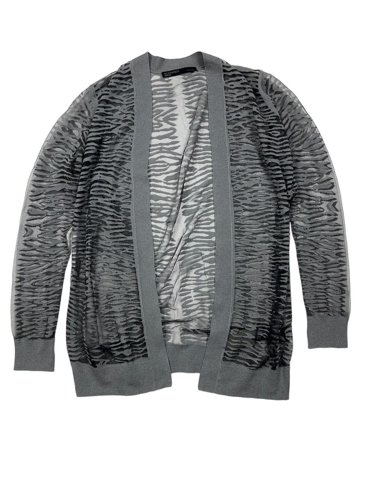 Allsaints × Japanese Brand NWT Allsaints Cardigan Mesh Transparent Size M / US 6-8 / IT 42-44 - 1 Thumbnail