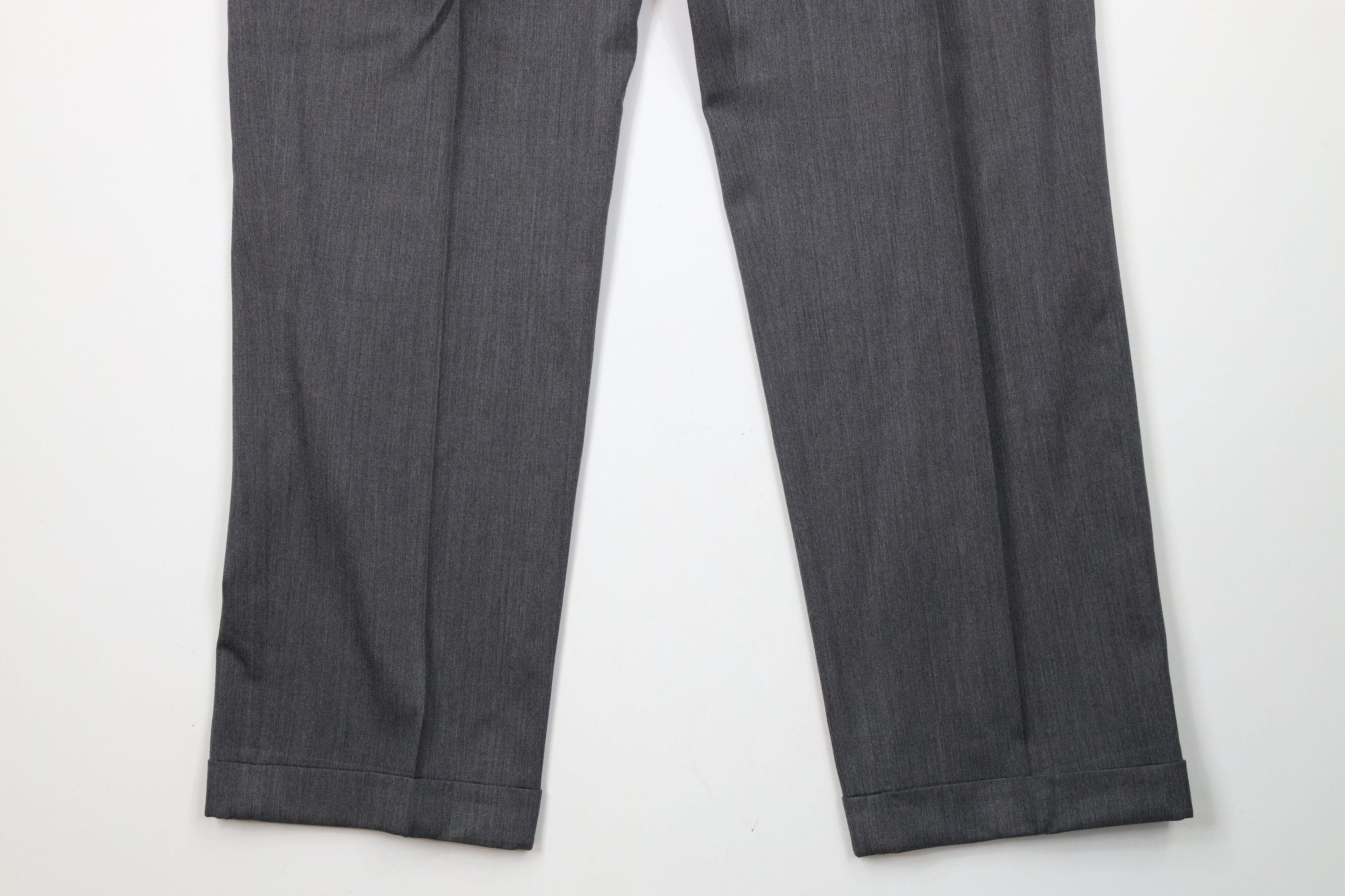 Brooks Brothers × Vintage Vintage Brooks Brothers Madison Wide Leg Chino Pants Gray Size US 34 / EU 50 - 4 Thumbnail