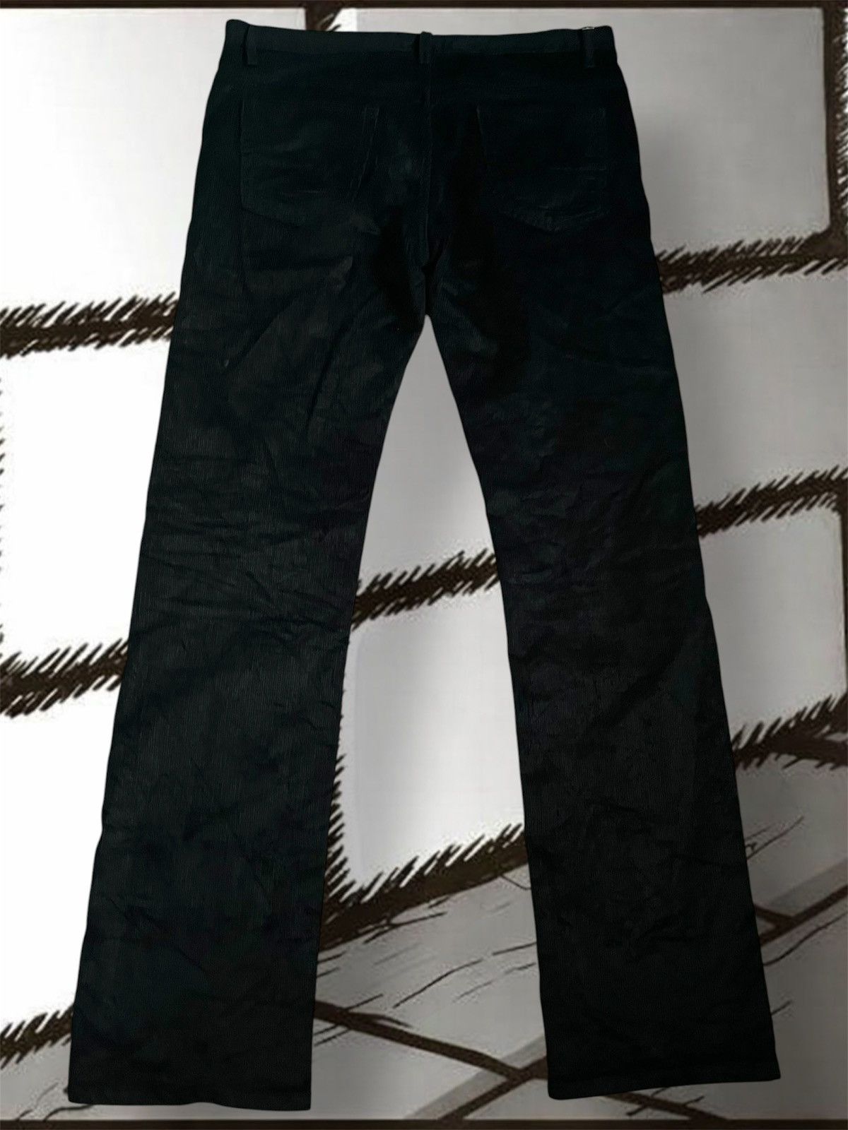 Dior Dior Homme AW07 waxed corduroy jeans Size US 33 - 3 Thumbnail