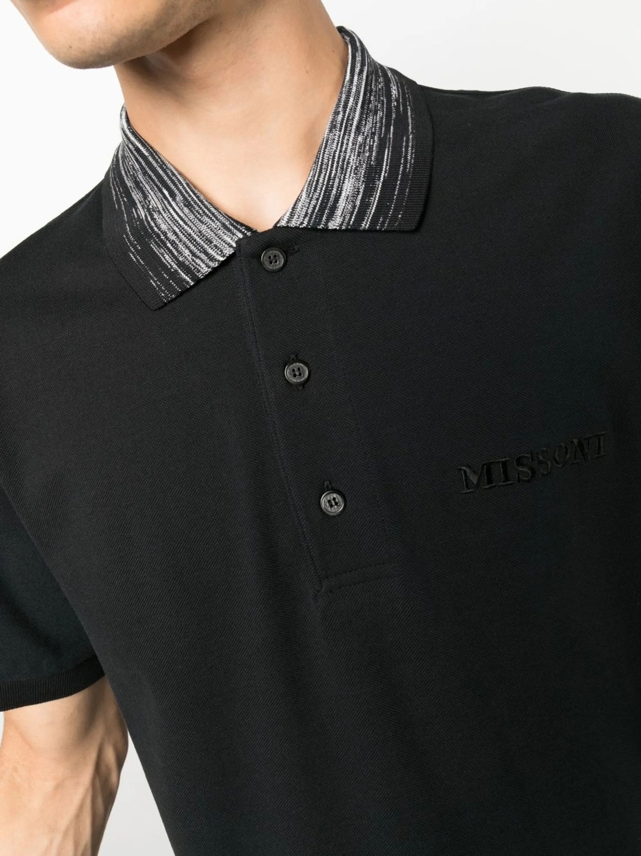 Missoni o1y0225 Polo Shirt in Black Size US S / EU 44-46 / 1 - 2 Thumbnail