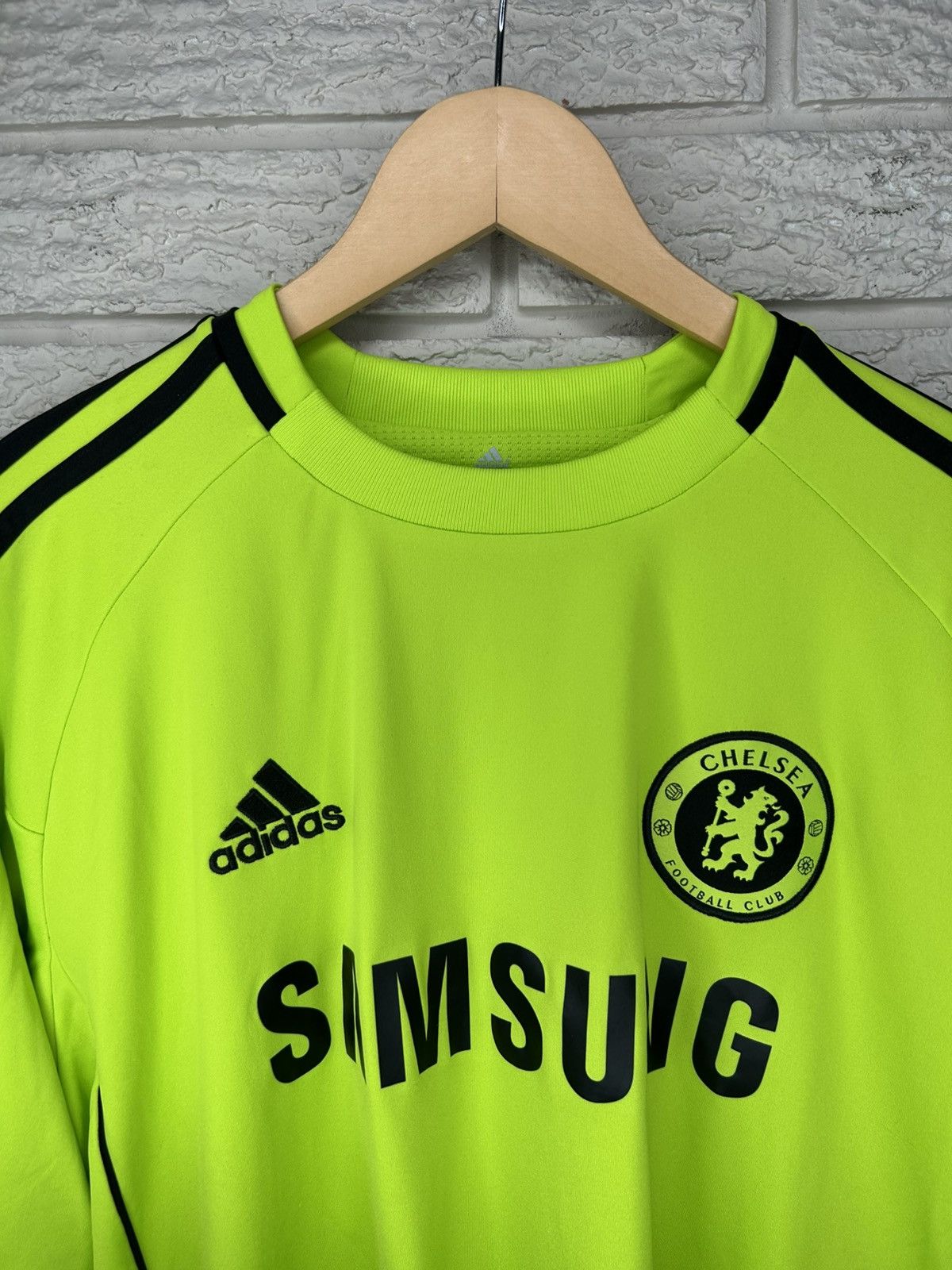 Adidas Adidas Chelsea 2010 Long Sleeve Goalkeeper Jersey Size US L / EU 52-54 / 3 - 2 Thumbnail
