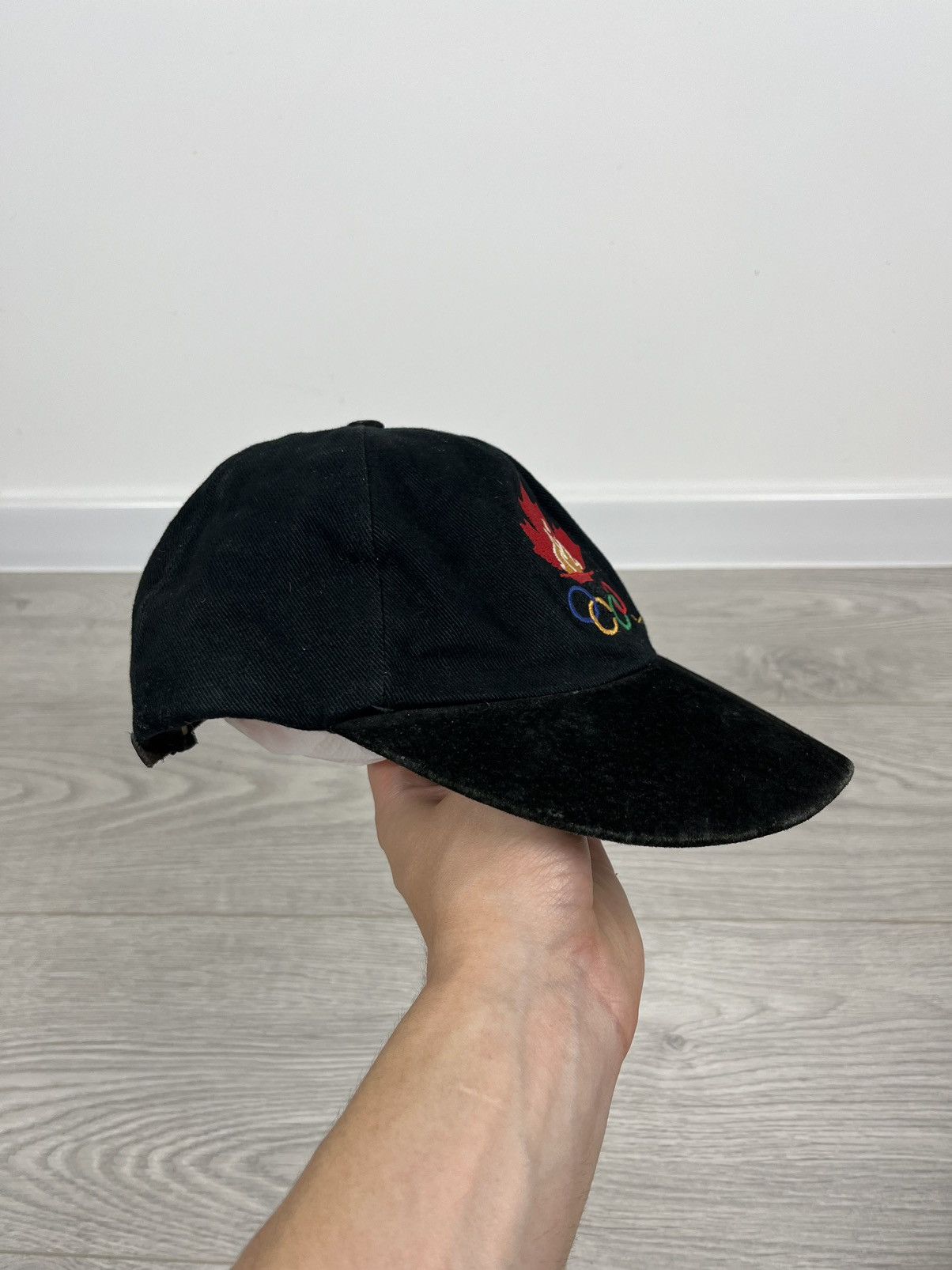 USA Olympics × Vintage Atlanta 1996 Olympic Games Vintage Black Cap Hat Size ONE SIZE - 3 Thumbnail