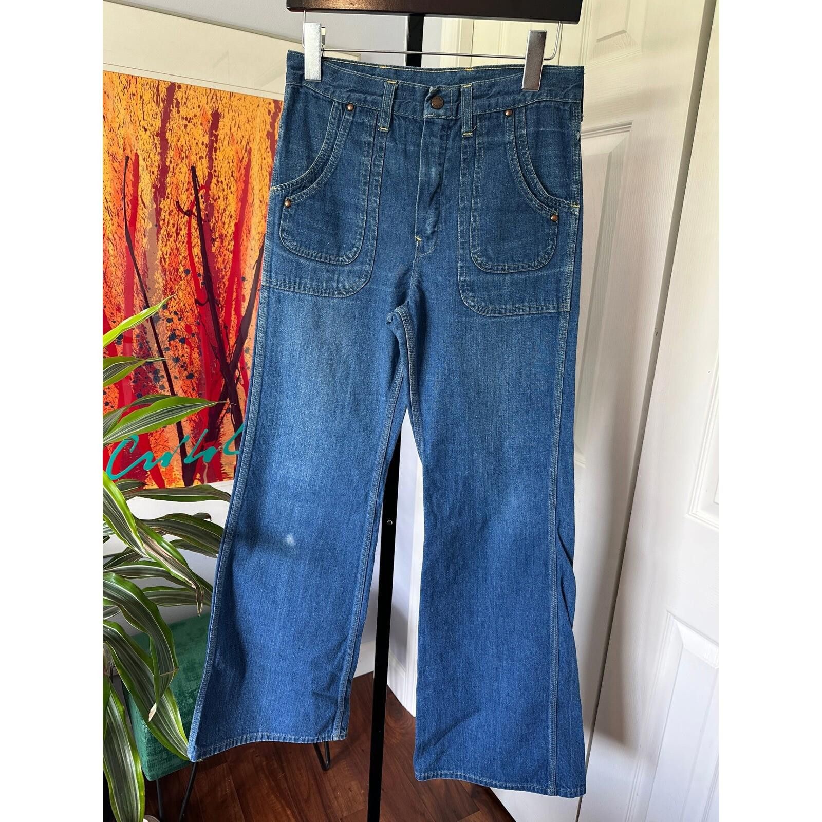 Designer 60s Cheap Jeans Denim Talon 42 Zipper 30 x 31 Size US 30 / EU 46 - 1 Thumbnail