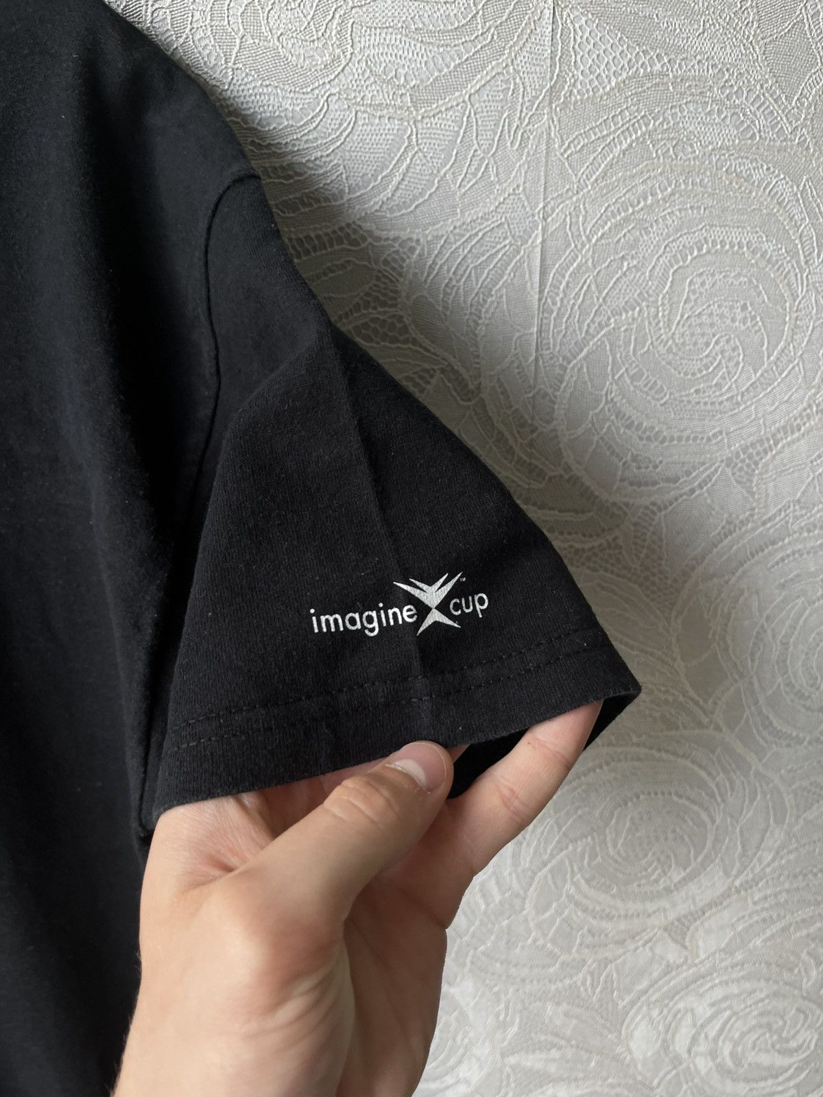 Microsoft Vintage 00s Microsoft Genius Imagine Cup Black T Shirt Rare Size US L / EU 52-54 / 3 - 4 Thumbnail