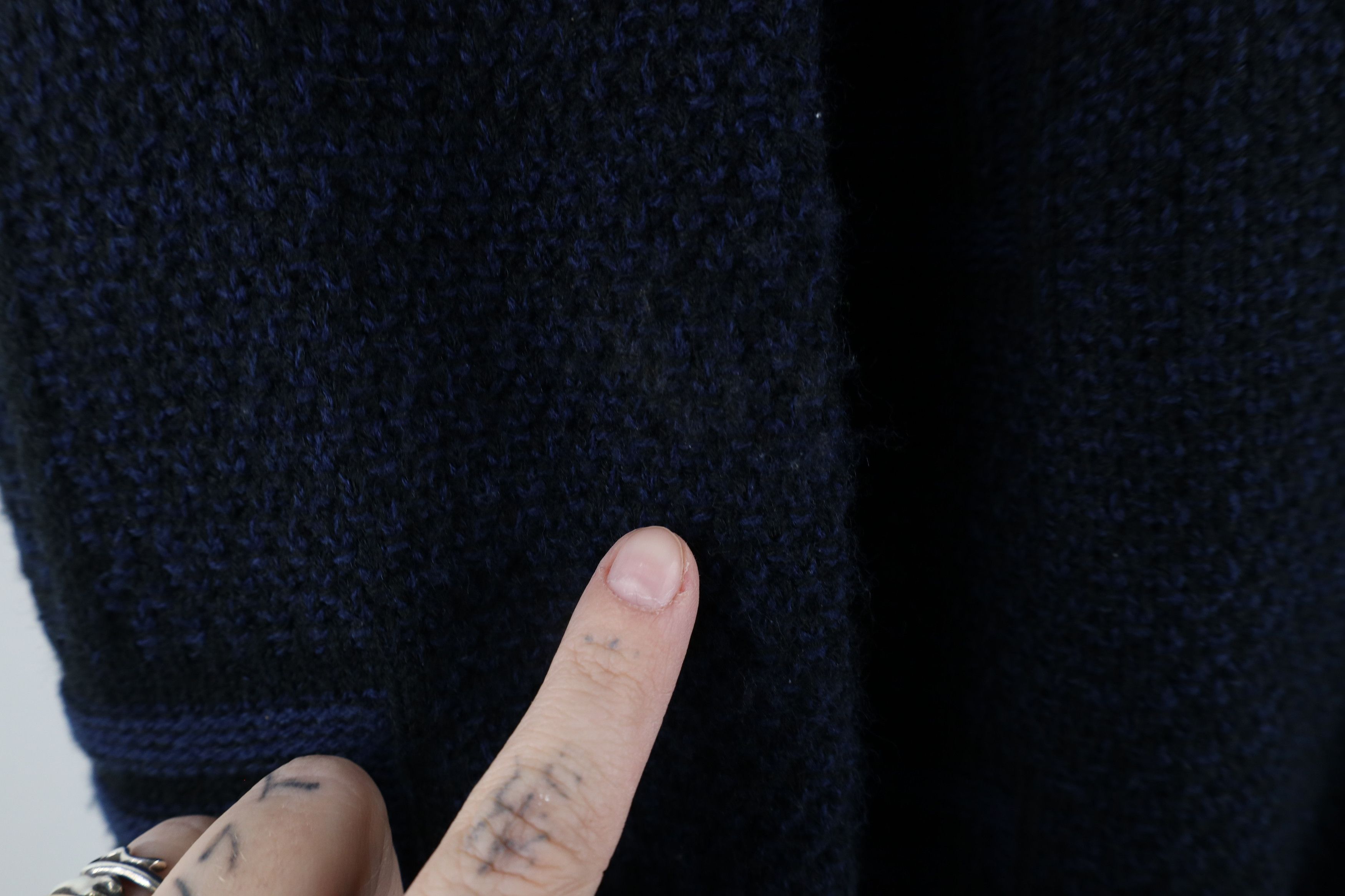 Vintage Vintage 90s Streetwear Chunky Knit Cardigan Sweater Size US M / EU 48-50 / 2 - 4 Thumbnail
