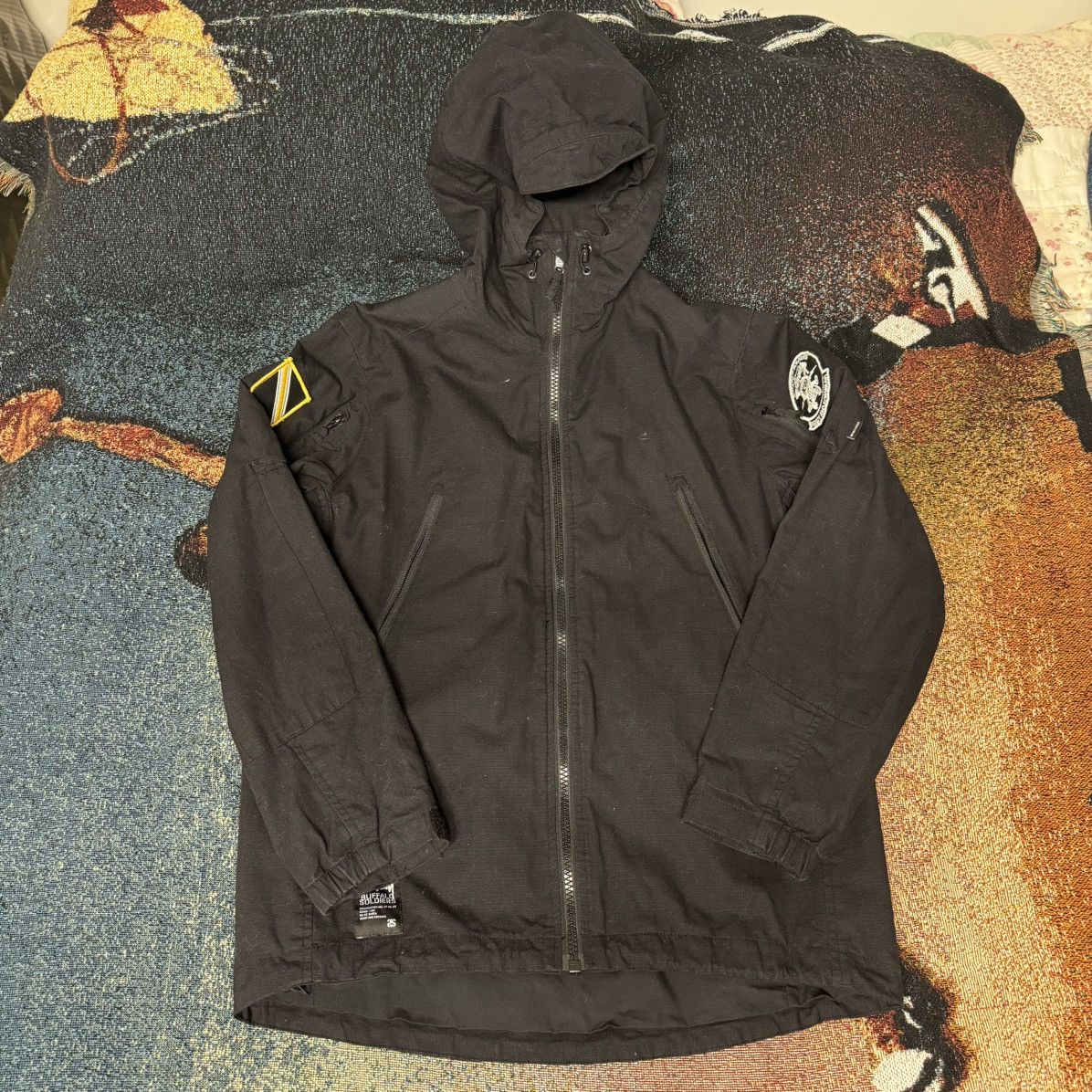 Stussy × Vintage STUSSY MILITARY FISHTAIL LIGHT PARKA JACKET BLACK Size US M / EU 48-50 / 2 - 1 Thumbnail