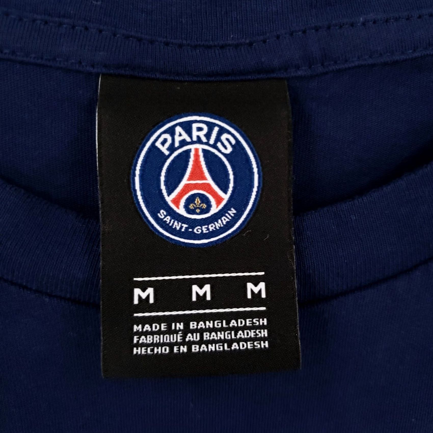 Vintage Paris Saint Germain T Shirt Men M Medium Blue Short Sleeve Crew Neck Pullover Tee Fashion Sports Paris 90s? Size US M / EU 48-50 / 2 - 6 Thumbnail