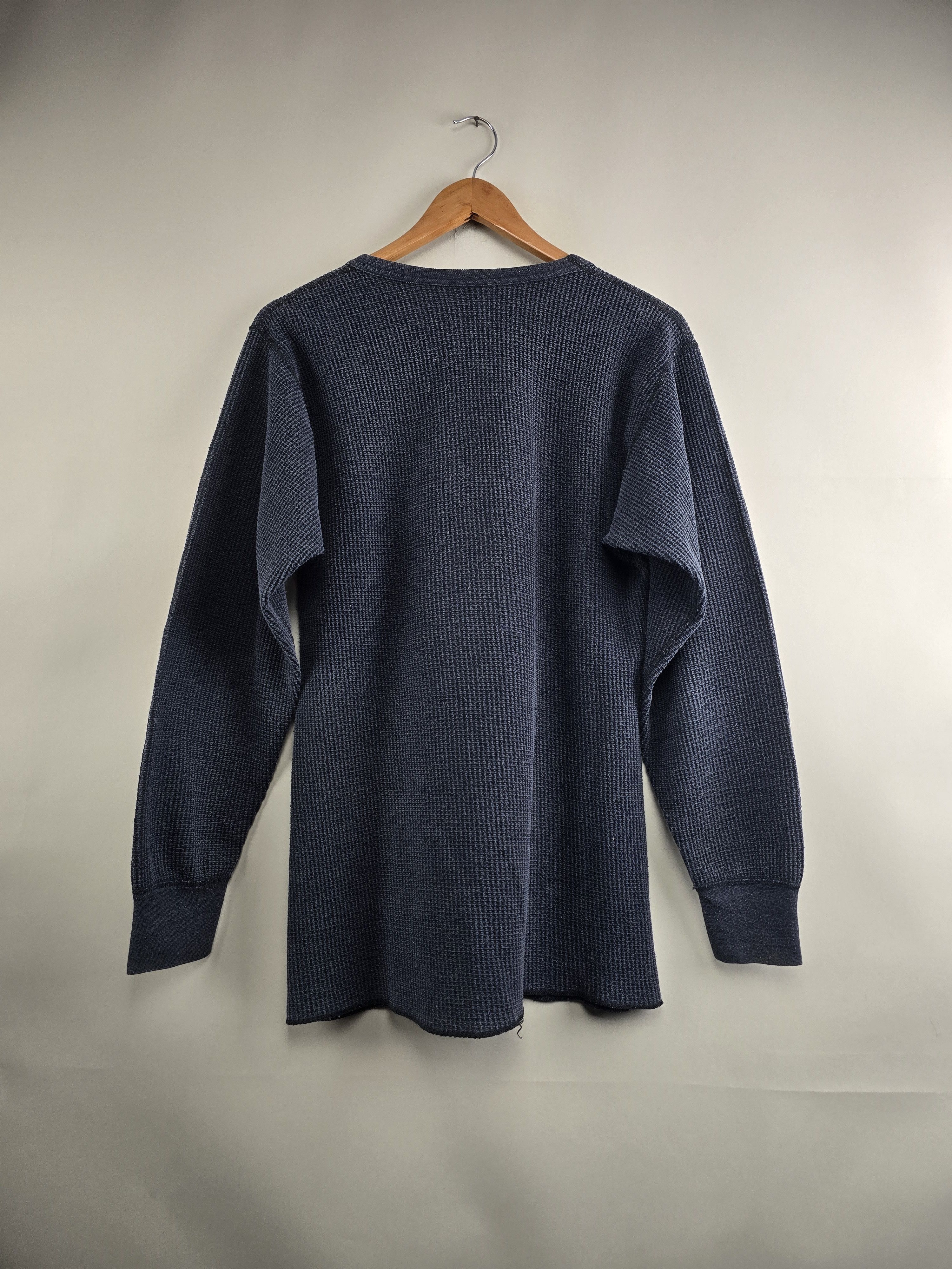 Harley Davidson × Vintage 1990 Harley Davidson Flames Thermal Long-sleeved XL Size US XL / EU 56 / 4 - 6 Thumbnail