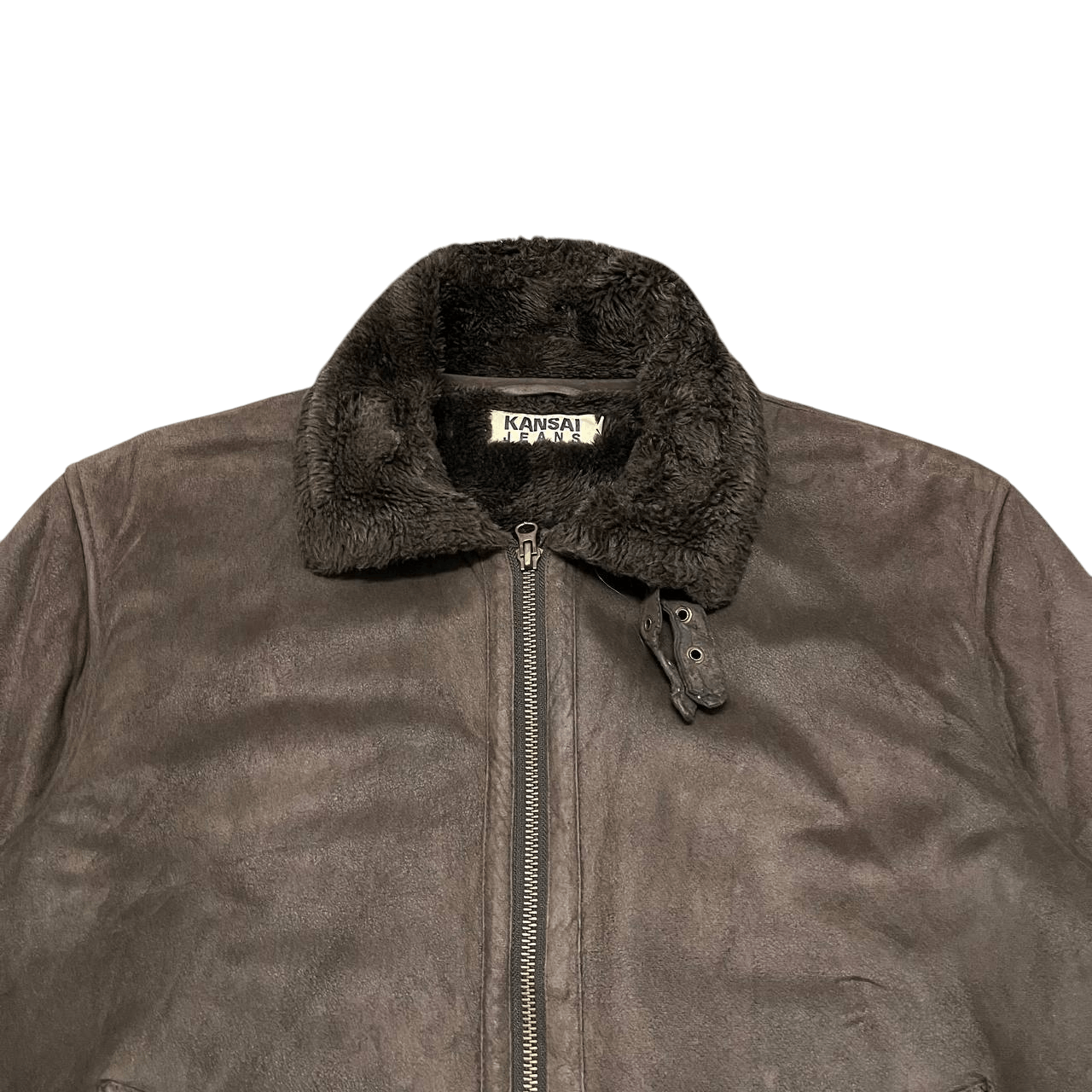 Kansai Yamamoto Vintage Kansai Jeans Shearling Jacket Size US L / EU 52-54 / 3 - 2 Thumbnail