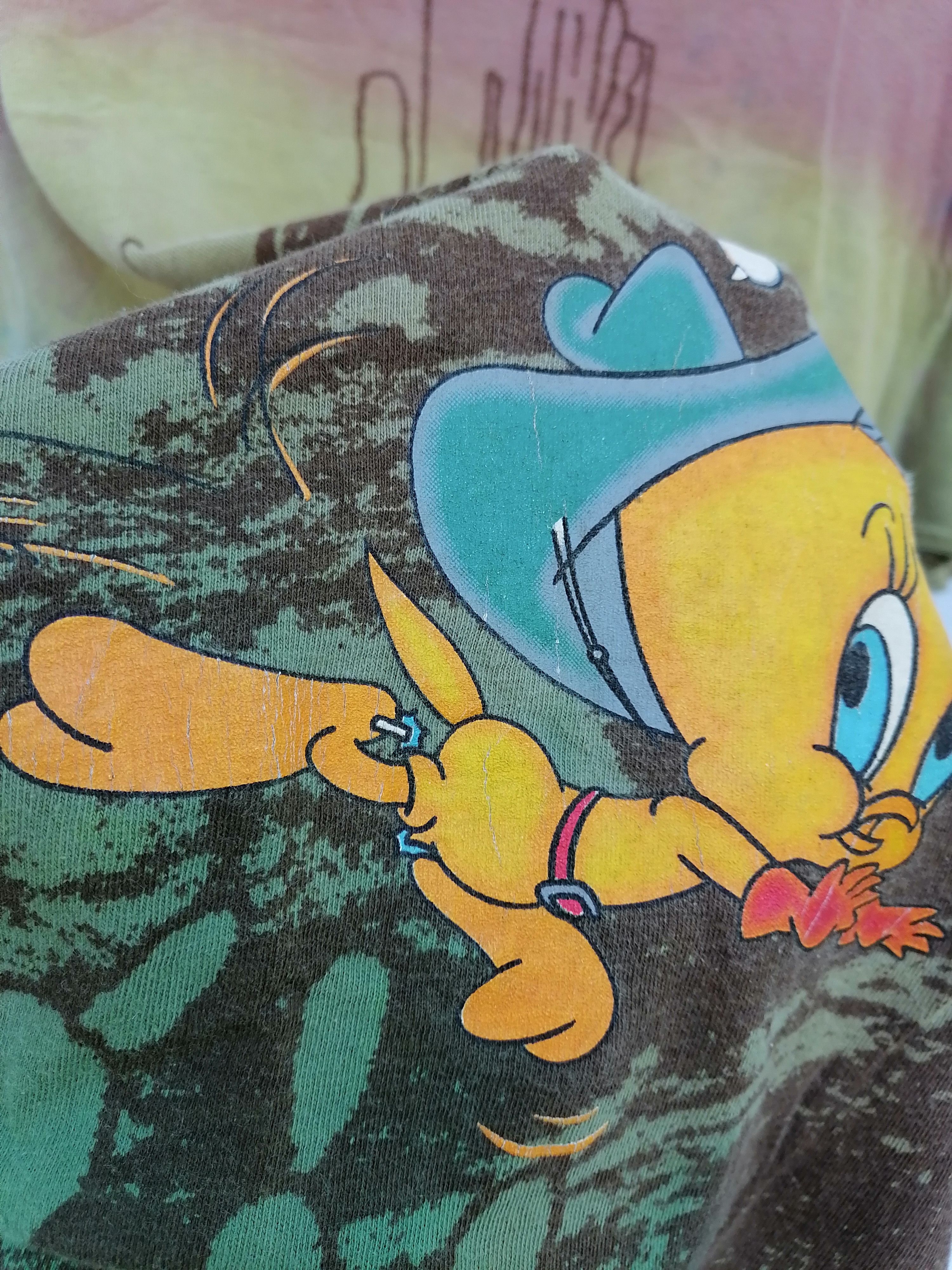 Vintage × Warner Bros Vintage 90s Looney Tunes Multi Printed T-shirt Size US M / EU 48-50 / 2 - 3 Thumbnail