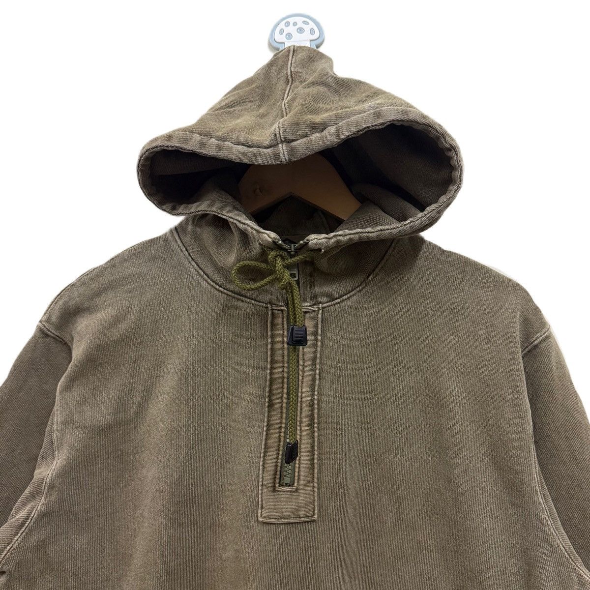 Japanese Brand Earth Paradise Half Zipper Hoodie Japanese Brand Size US M / EU 48-50 / 2 - 2 Thumbnail