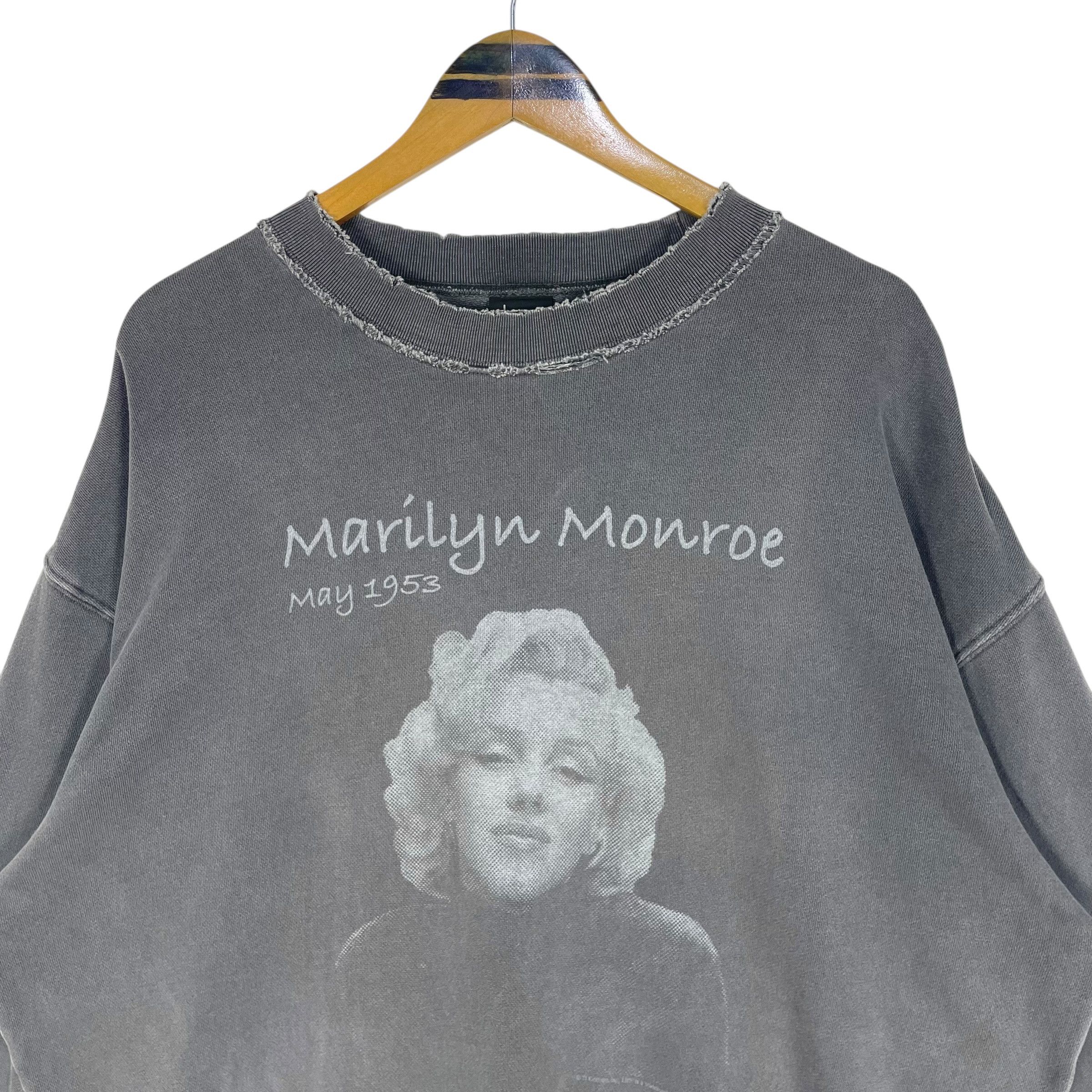 Vintage Vintage 90s Marilyn Monroe Crewneck Oversized Sweatshirt Size US XXL / EU 58 / 5 - 5 Thumbnail