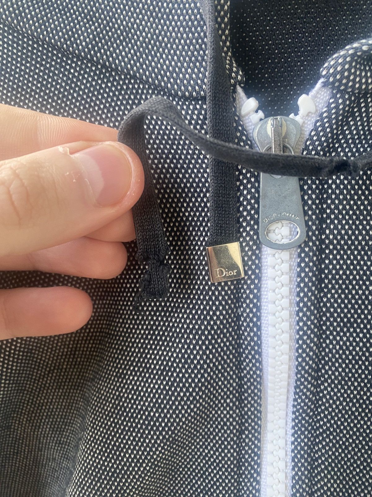 Dior Luxury zip sweatshirt with mini logo dior Size US L / EU 52-54 / 3 - 10 Thumbnail