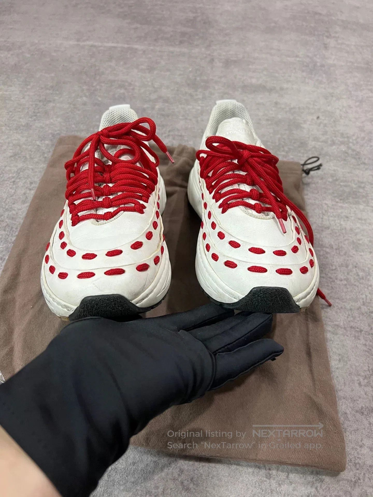 Bottega Veneta Bottega Veneta Woven Sneakers. Size US 7.5 / EU 40-41 - 3 Thumbnail