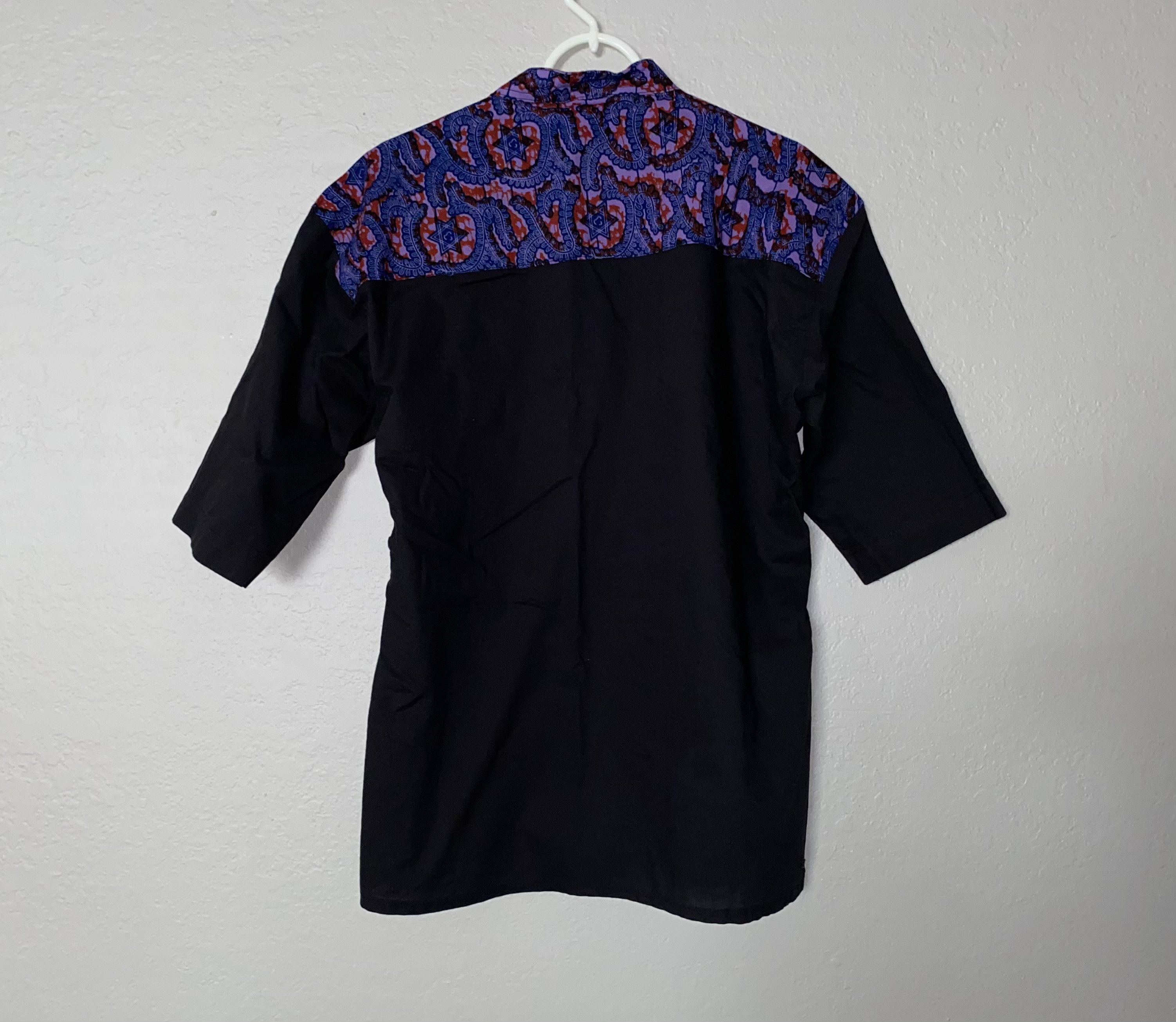 Handmade × Homemade RARE African Motif Pattern STAR Design GHANA Africa t shirt Size US L / EU 52-54 / 3 - 5 Thumbnail