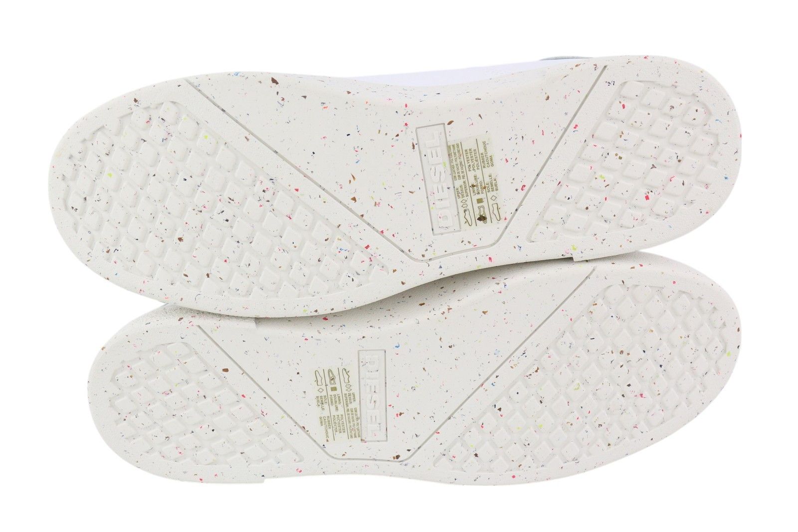 Diesel S-CLEVER LOW LACE EU44.5 White Leather 41519 Size US 11.5 / EU 44-45 - 7 Thumbnail