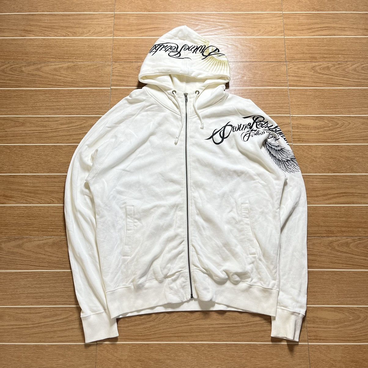 Japanese Brand Divine Retribution Fallen Angel Zip Up Jacket Size US XXL / EU 58 / 5 - 2 Thumbnail