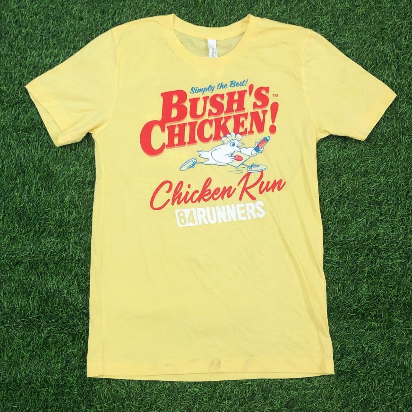 Other Retro Yellow Bush’s Chicken ‘Chicken Run’ Graphic Tee Size US S / EU 44-46 / 1 - 1 Thumbnail