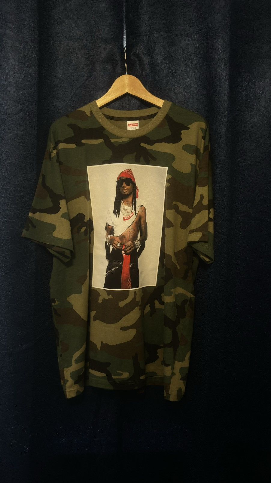 Supreme Playboi carti + SUPREME camo Tee - XL Size US XL / EU 56 / 4 - 5 Thumbnail