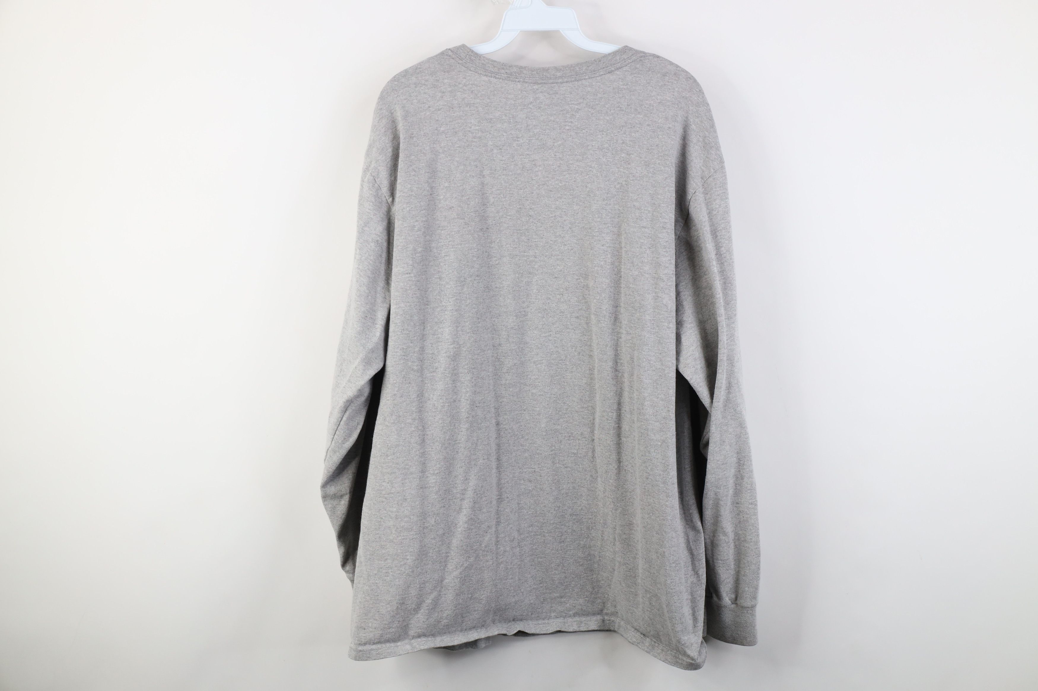 Ralph Lauren Vintage 90s Ralph Lauren Long Sleeve T-Shirt Heather Gray Size US XXL / EU 58 / 5 - 12 Thumbnail