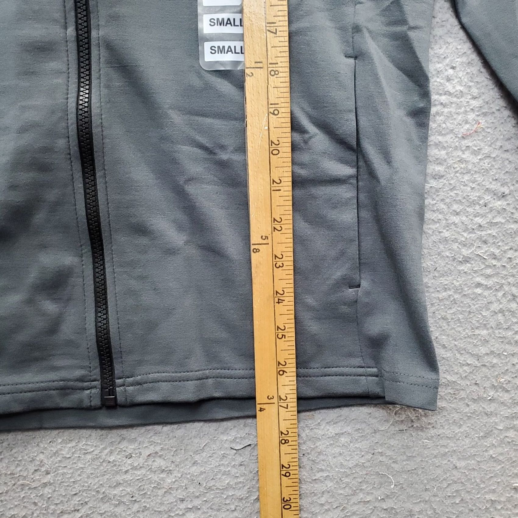 Vintage Member's Mark Luxe Hoodie Mens S Gray Rayon Stretch Full Zip Hooded Regular Fit Sportswear Pants? Size US S / EU 44-46 / 1 - 7 Thumbnail